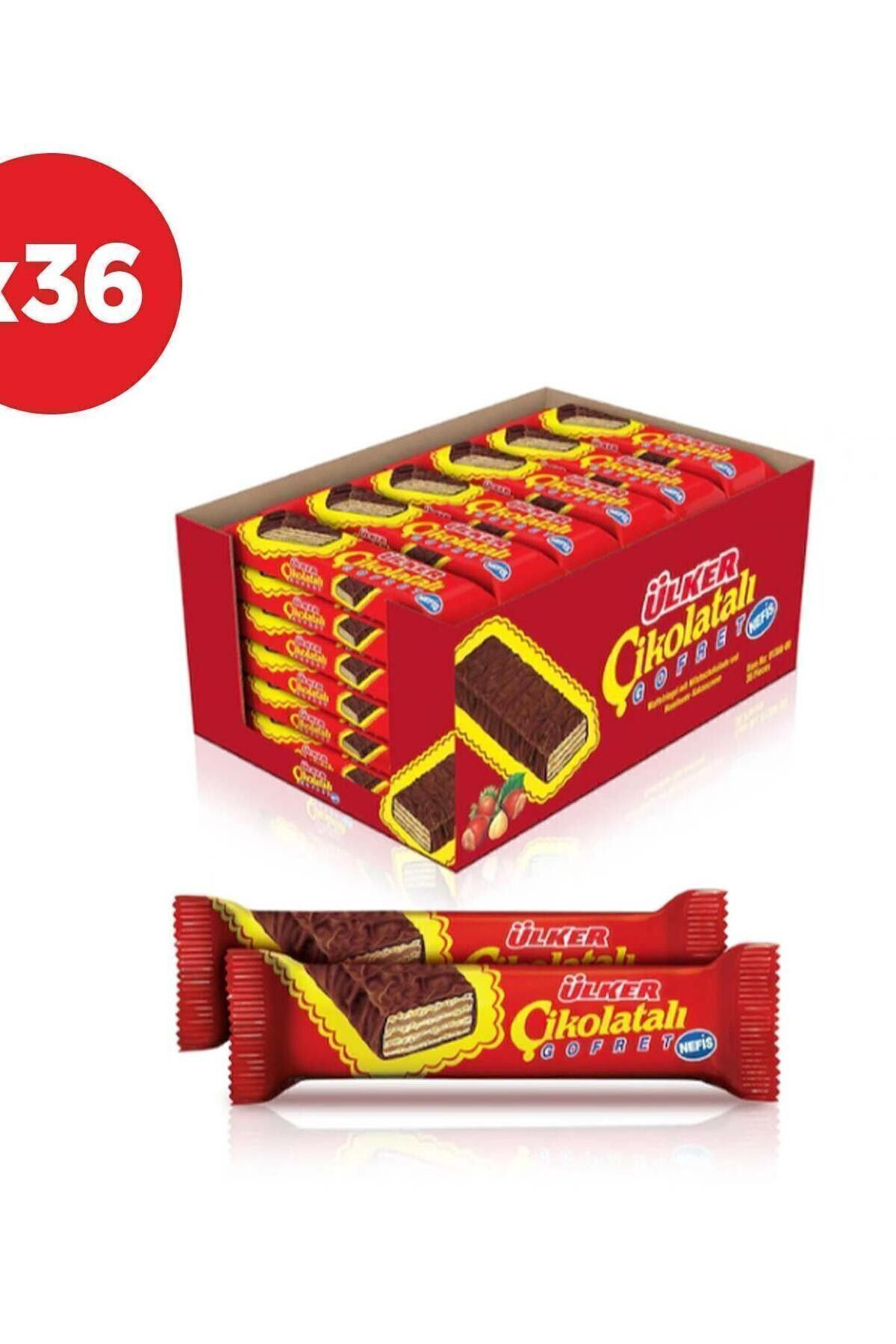 Ülker  Çikolatali Gofret 36 G 36'Li