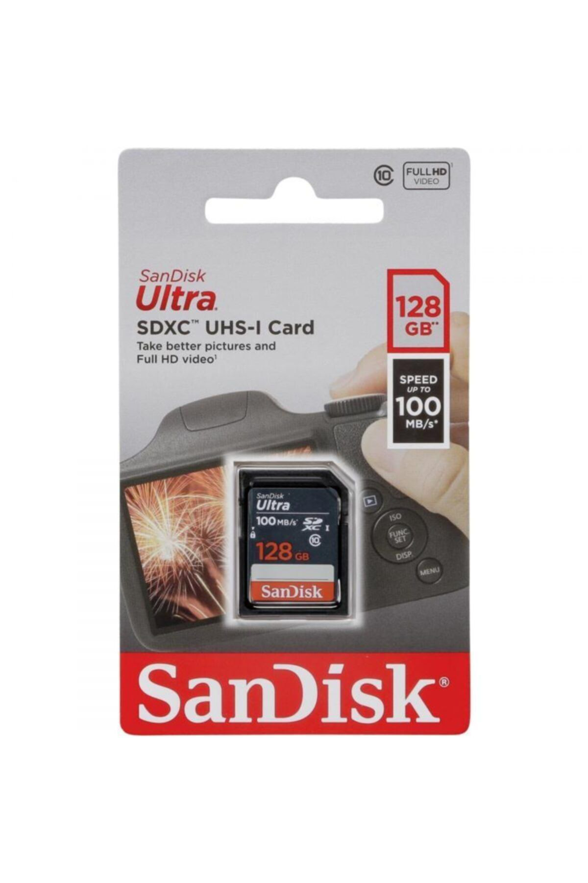 Sandisk Ultra 128Gb 100Mb/S Sdxc Hafiza Karti Sdsdunr-128G-Gn3in