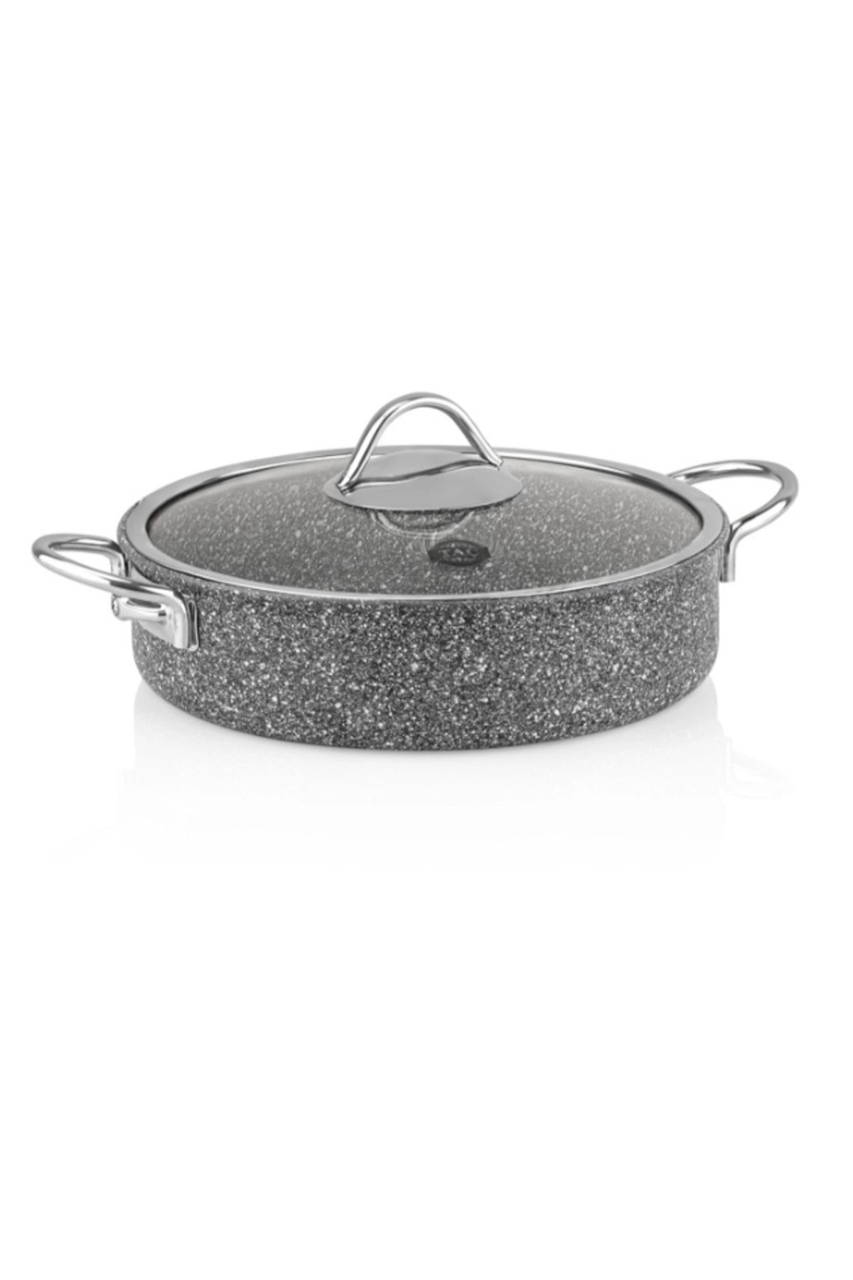 Taç Ultra Classic 3 Parça Granit Tencere & Tava Seti Gri