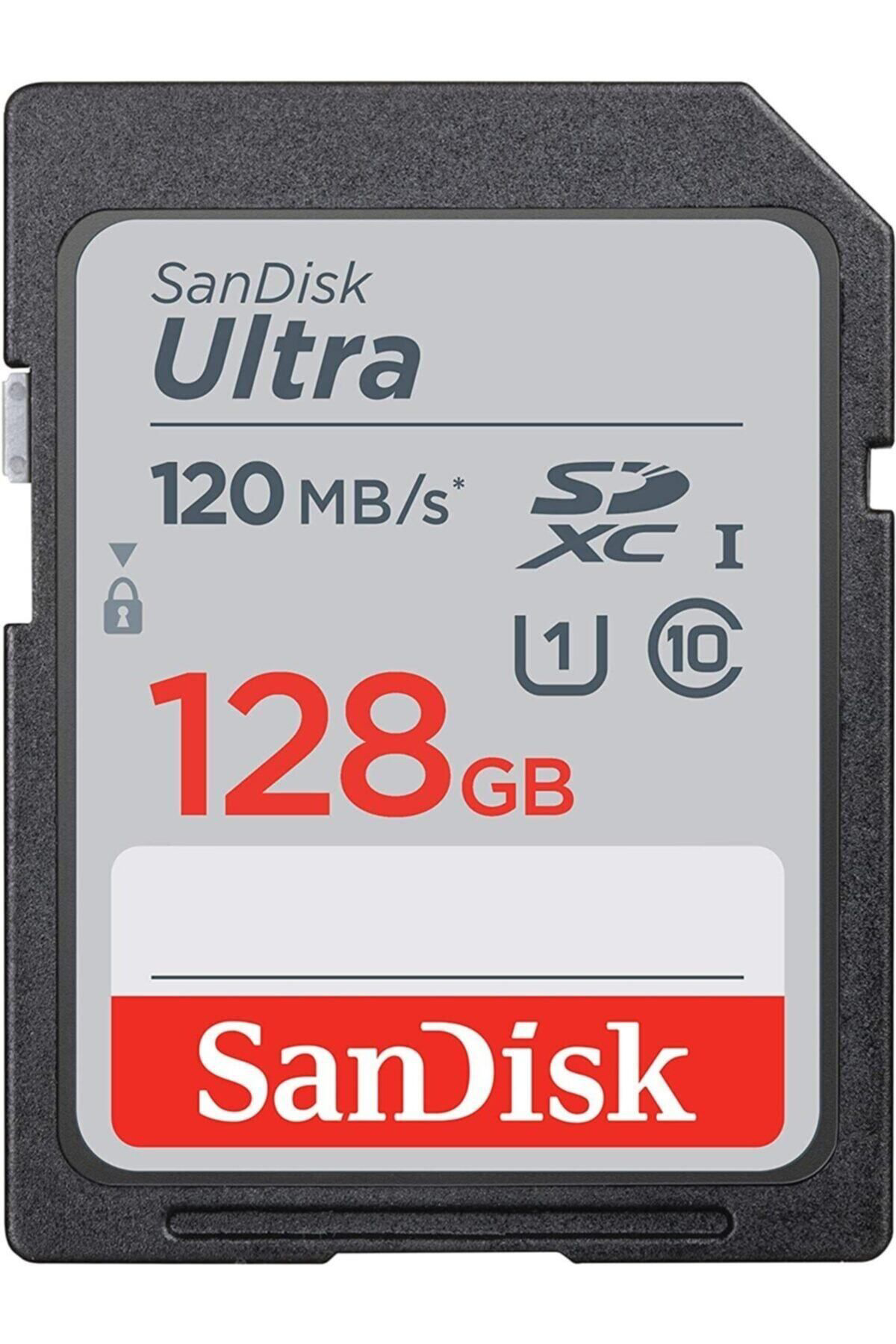 Sandisk Ultra Sdhc/Sdxc 128Gb 120Mb/S Class 10 Uhs-İ Hafiza Karti Sdsdun4