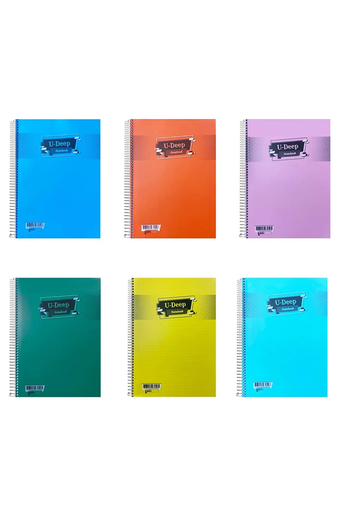 Just Cheap Store Umut U-Deep A4 Spiralli Plastik Kapak Ekstra 40Yp. Defter Kareli 