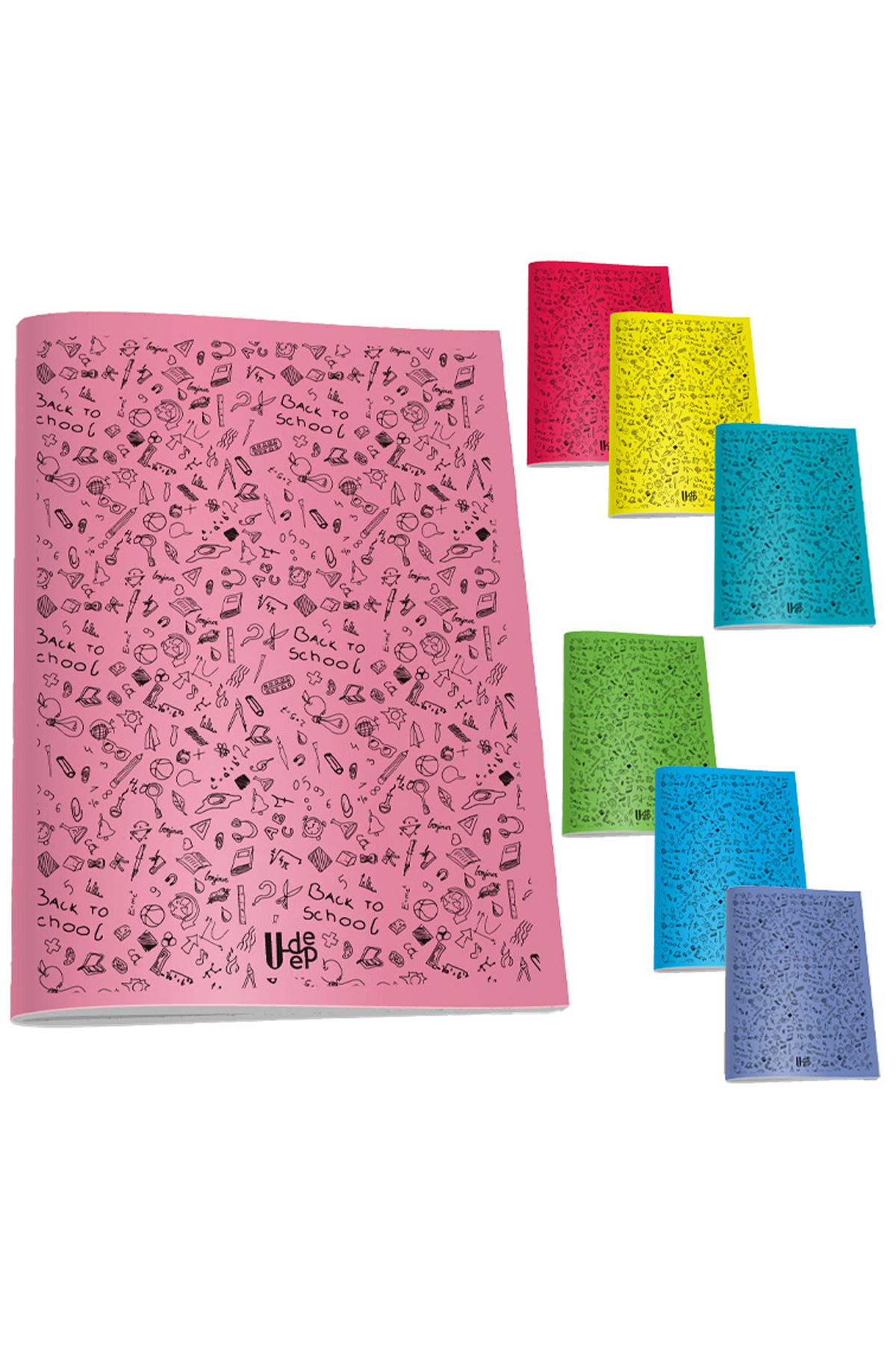 Just Cheap Store Umut U-Deep A4 Pp Kapak Defter 80 Yaprak Çizgili 12'Li