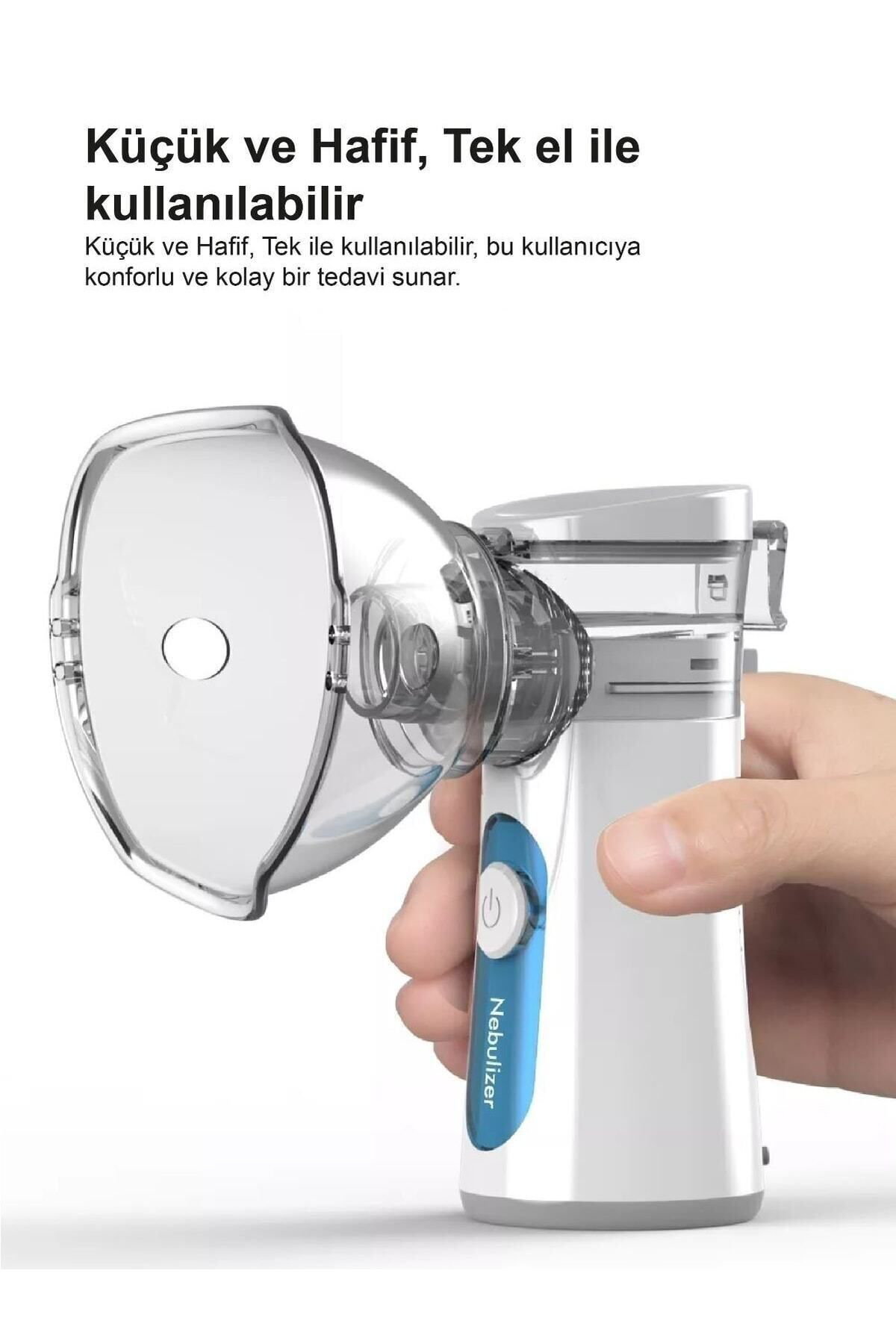 Freely Un300 Taşinabilir Mesh Nebulizatör Pilli Ve Elektrikle Kullanim