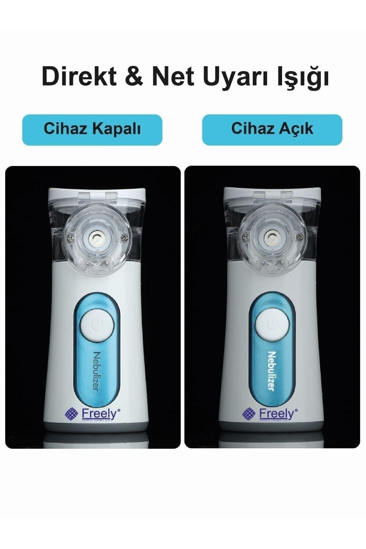 Freely Un300 Taşinabilir Mesh Nebulizatör Yeni Şarj Edilebilir Güçlü Bat