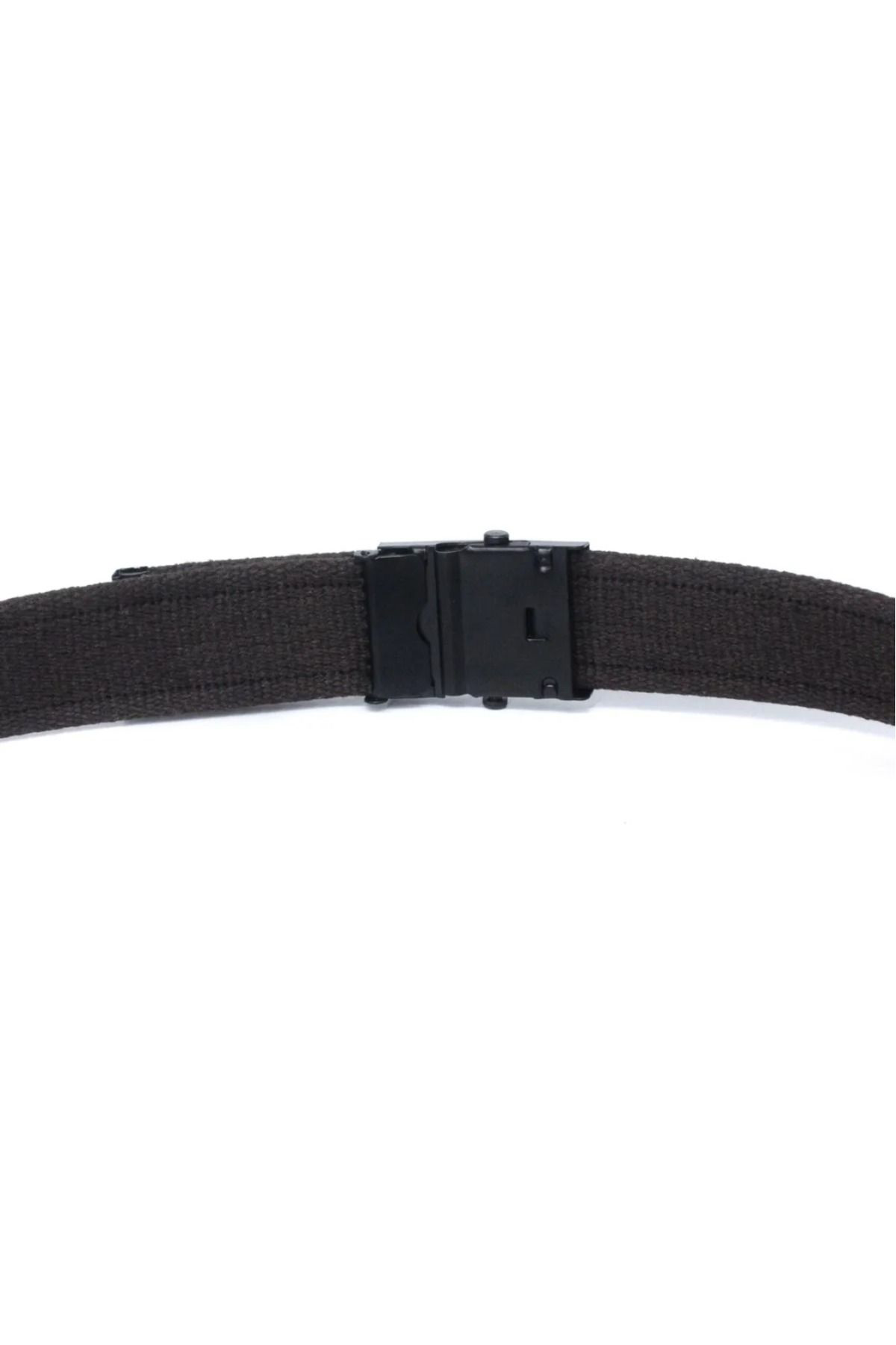 Hbs Unisex Siyah Tokali Kolon Kemeri 4Cm Siyah