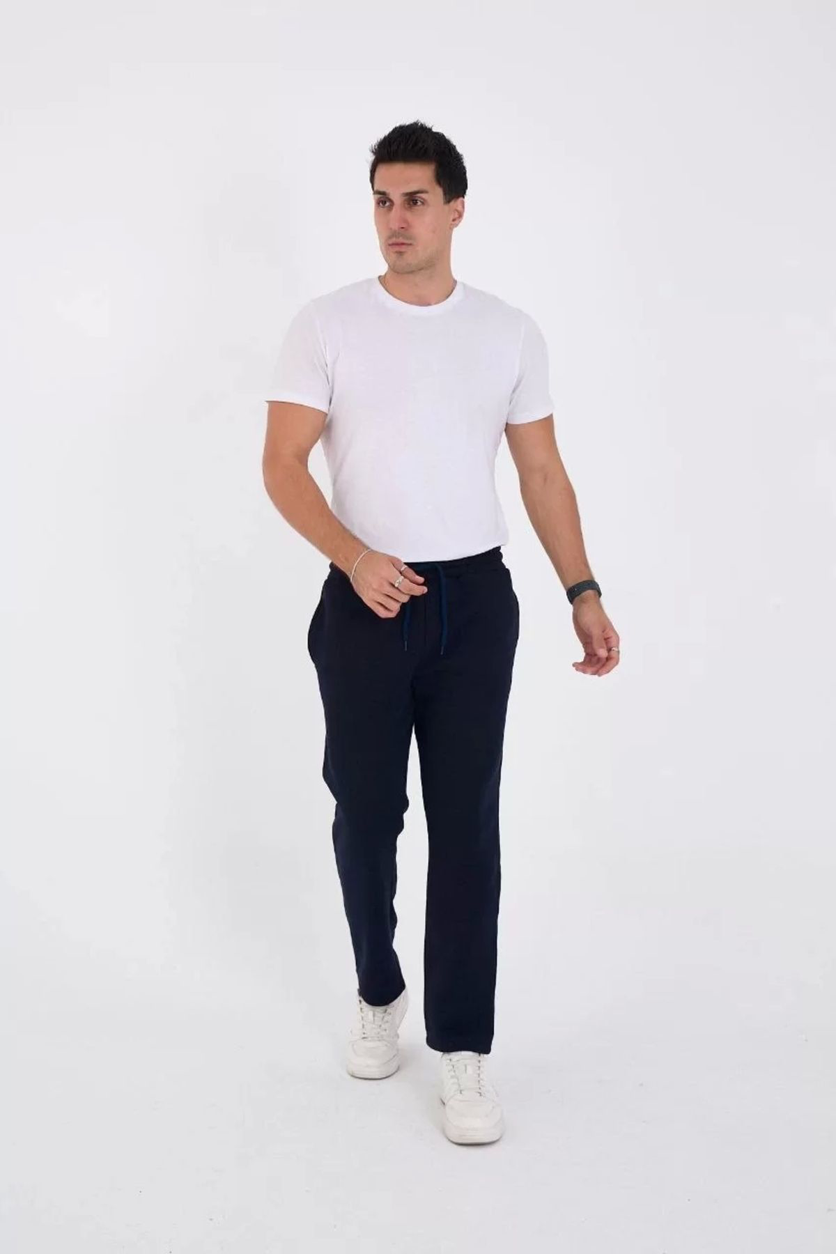 S'gizli Unisex Üç İplik Basic Eşofman Pantolon - Lacivert