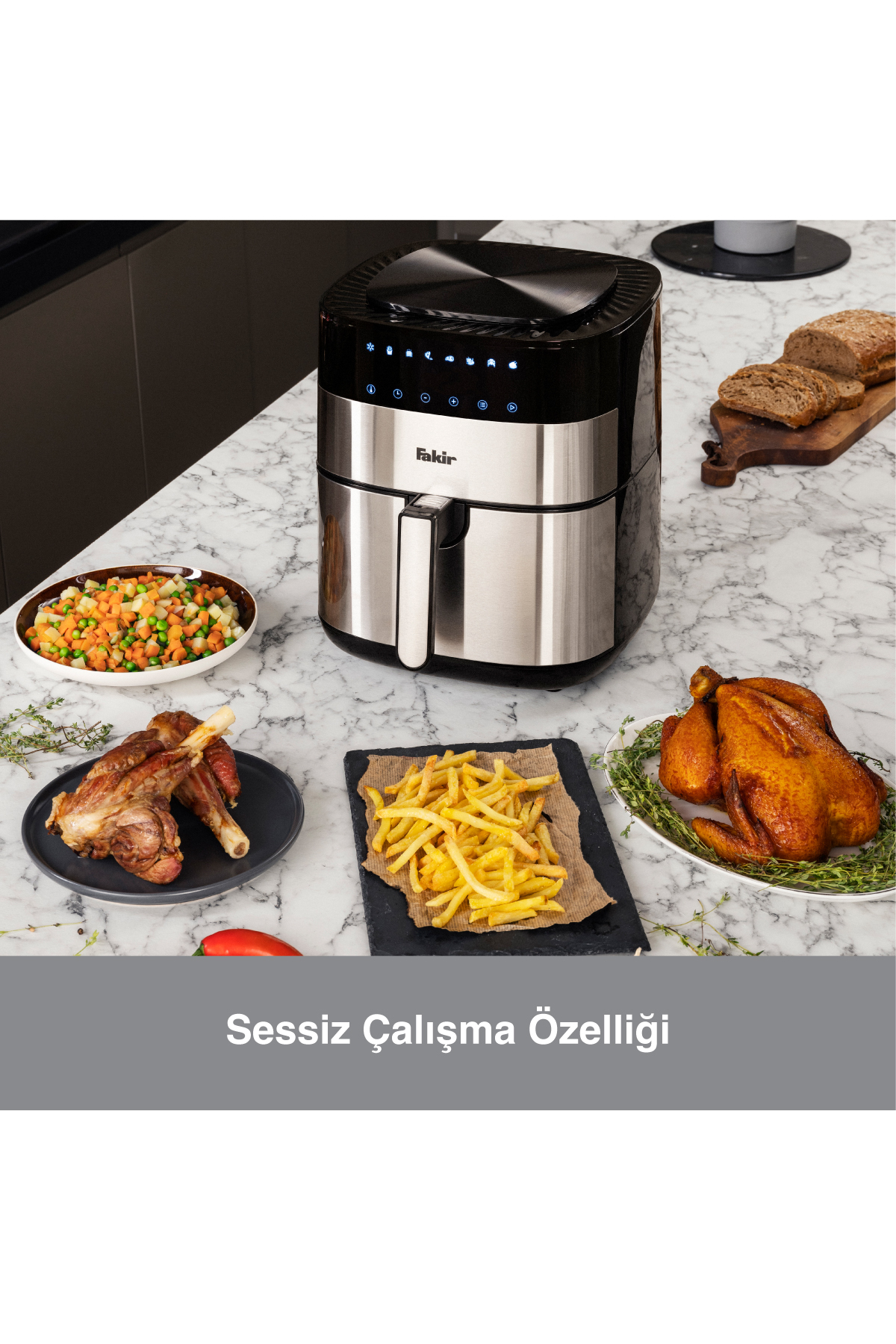 Fakir Uno Chefry Sicak Hava Fritözü / Airfryer 5 Litre Kapasite