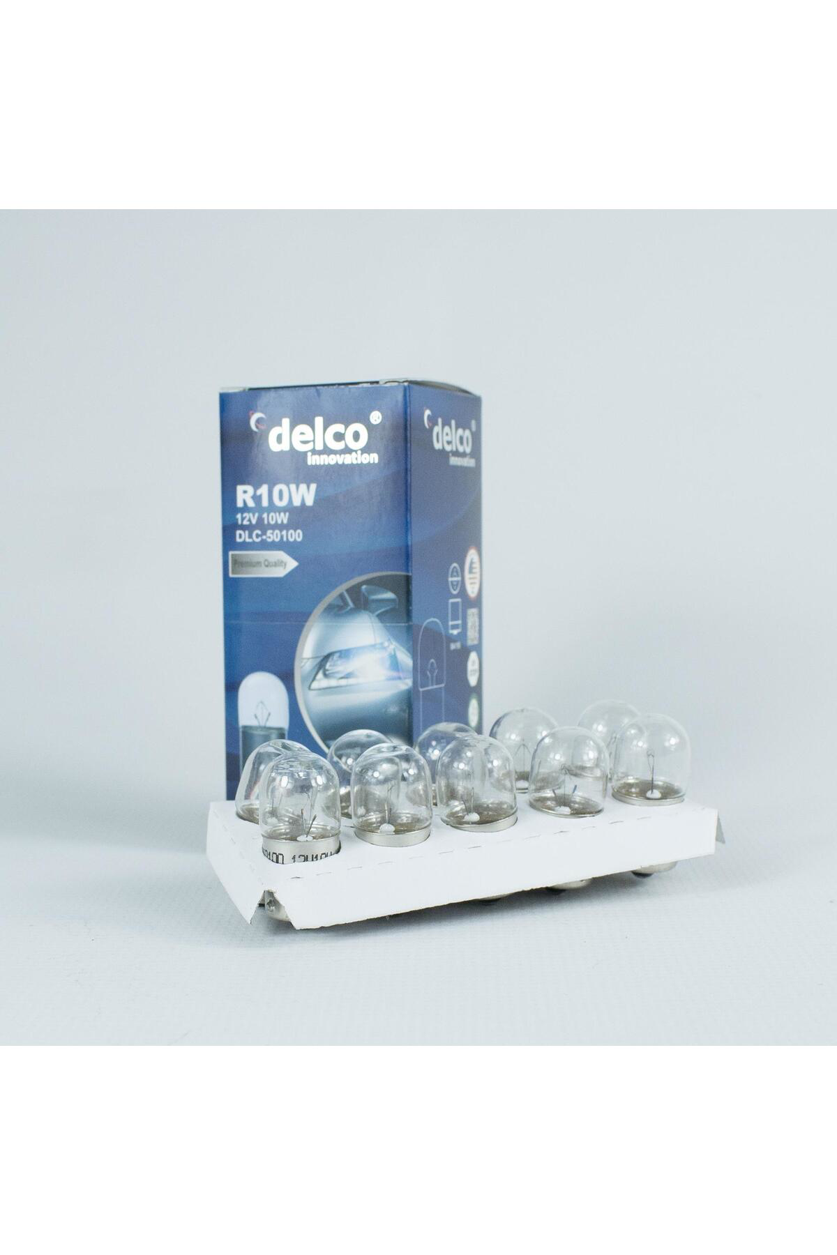 Delco U.S.A 67 R10w Halogen Ampul 12 Volt 10Watt Ba15s 10 Adet
