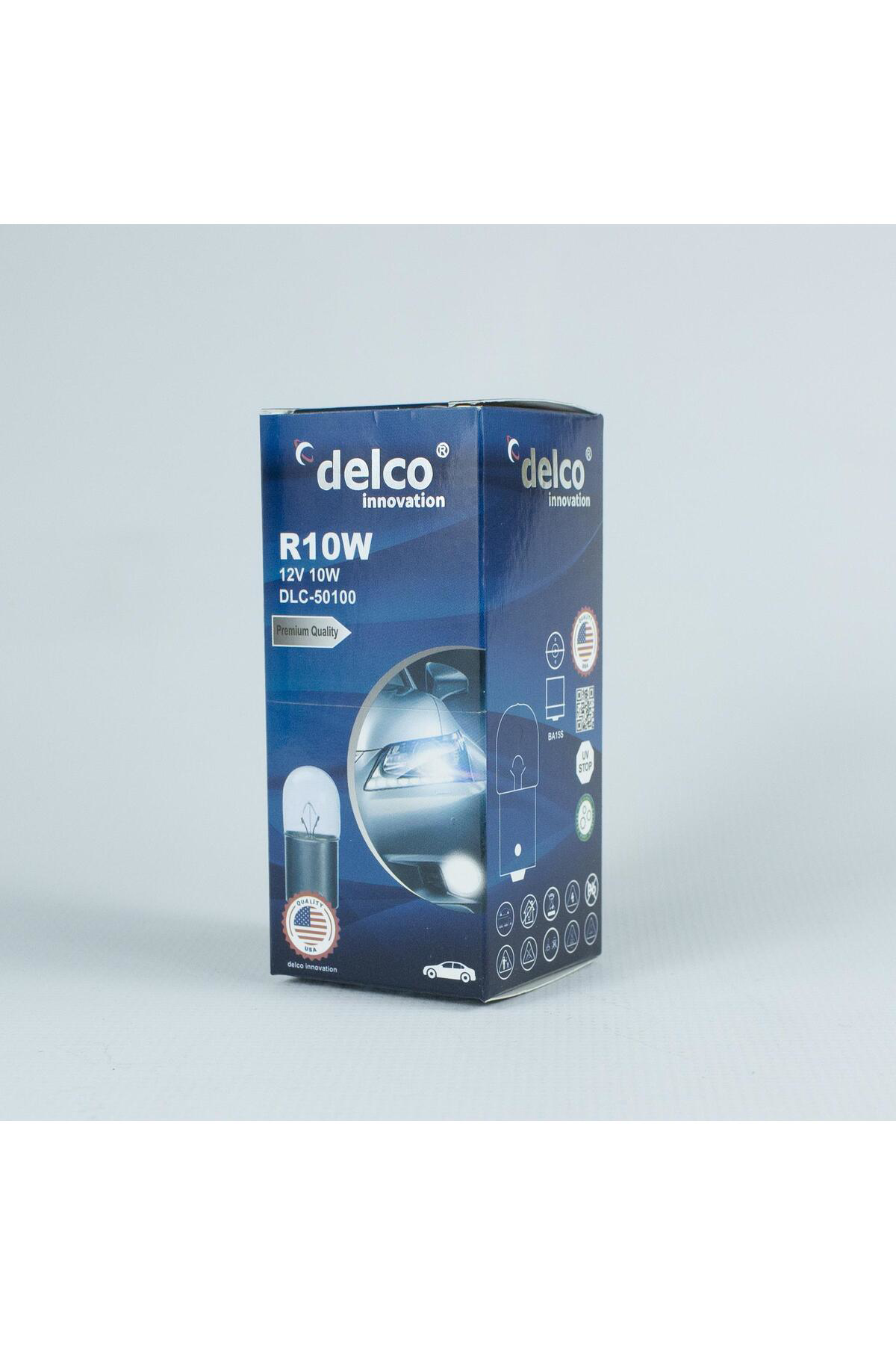 Delco U.S.A 67 R10w Halogen Ampul 12 Volt 10Watt Ba15s 10 Adet