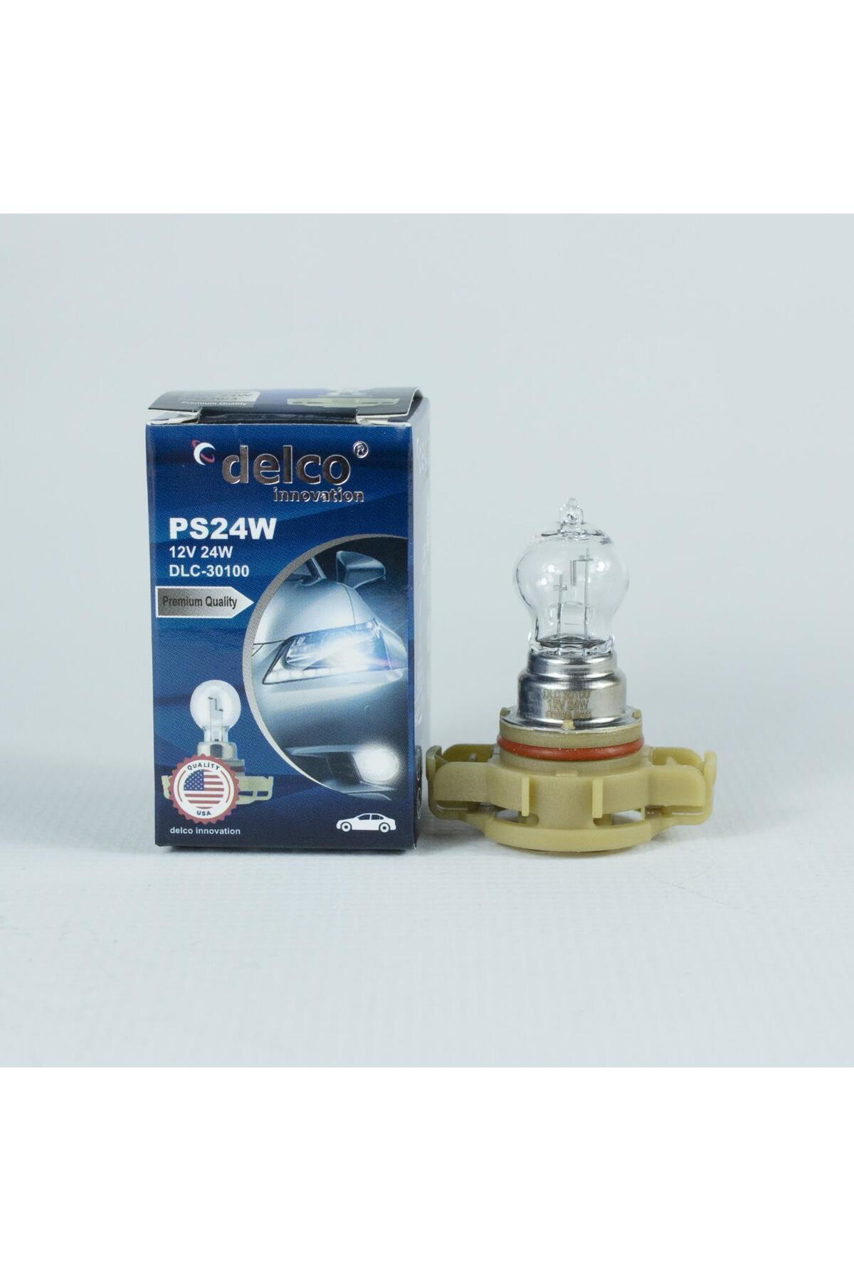 Delco U.S.A Gündüz Sürüş Ampulü 12 Volt Duylu Ps24w Pg20-3