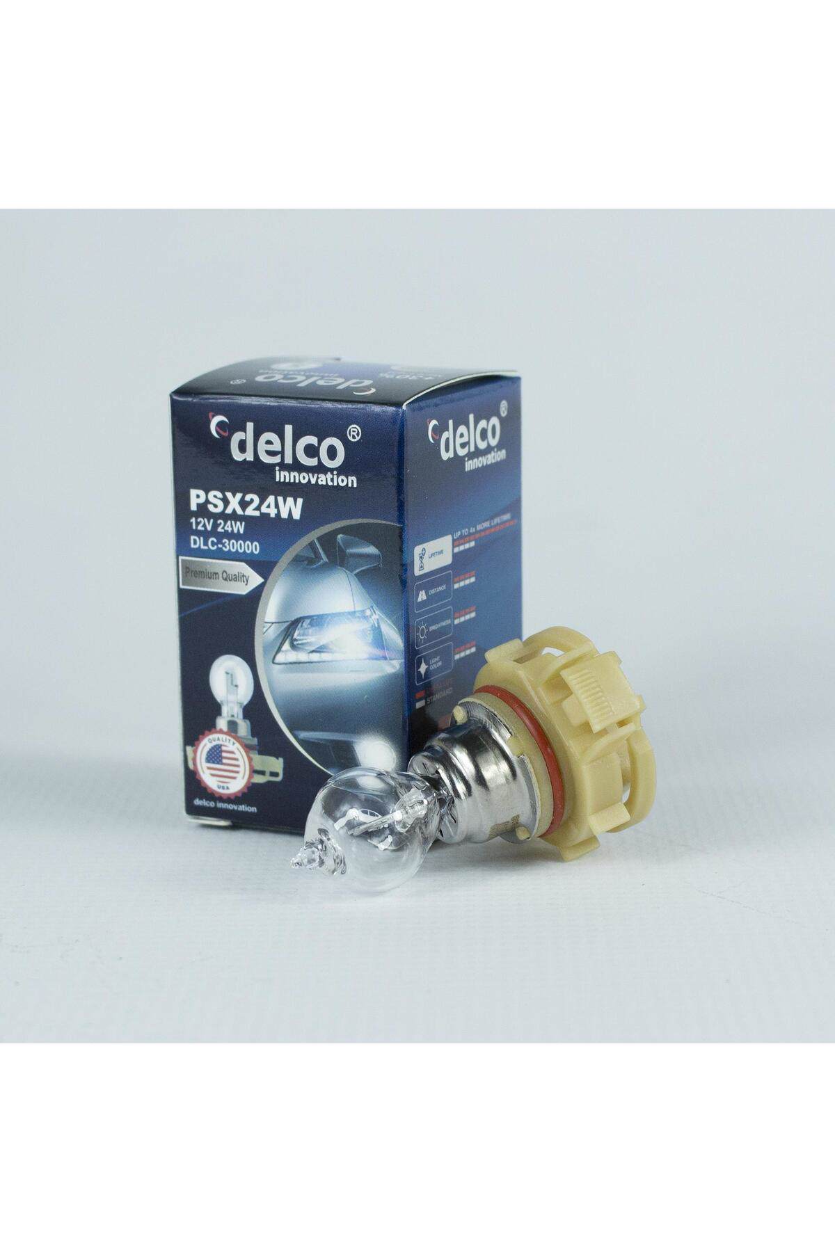 Delco U.S.A Gündüz Sürüş Ampulü Duylu Psx24w 12 Volt Pg20-7