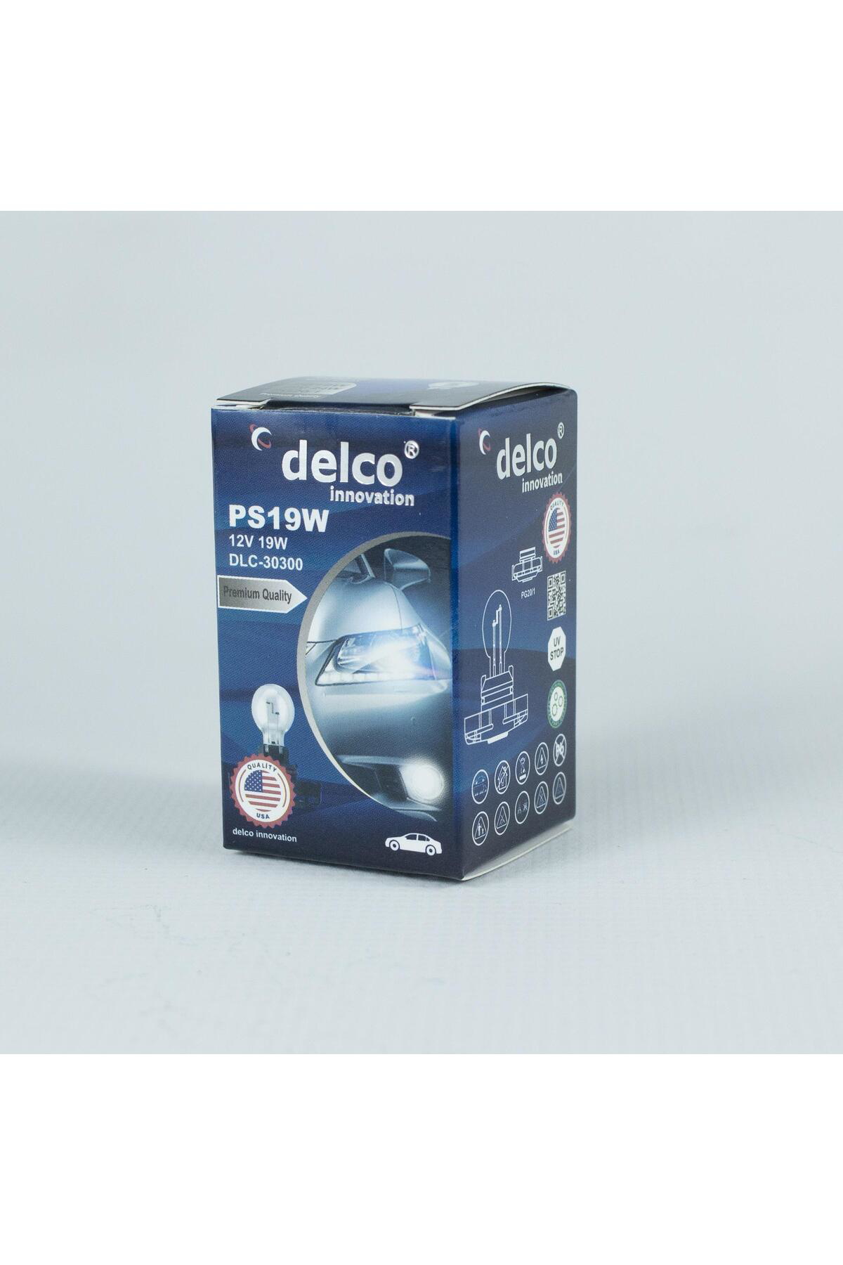 Delco U.S.A Gündüz Sürüş Ampulü Duylu Ps19w 12 Volt Pg20-1