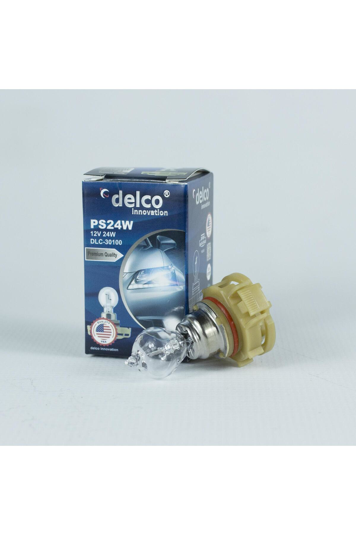 Delco U.S.A Gündüz Sürüş Ampulü 12 Volt Duylu Ps24w Pg20-3