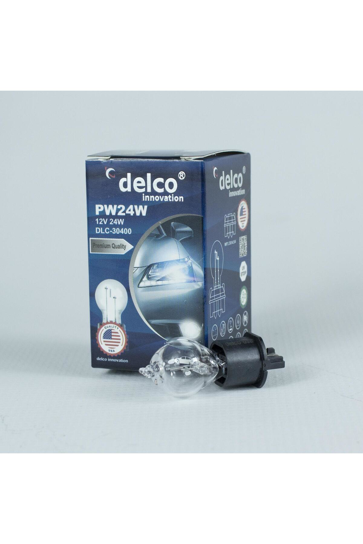 Delco U.S.A Gündüz Sürüş Ampulü Duylu Pw24w 12 Volt