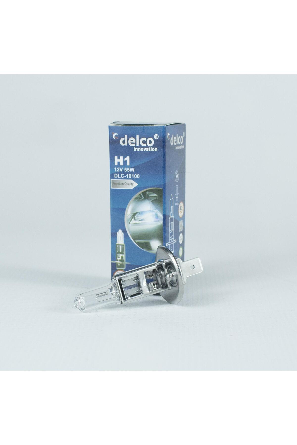Delco U.S.A H1 Halogen Ampul 12 Volt 55W P14.5S 10 Adet