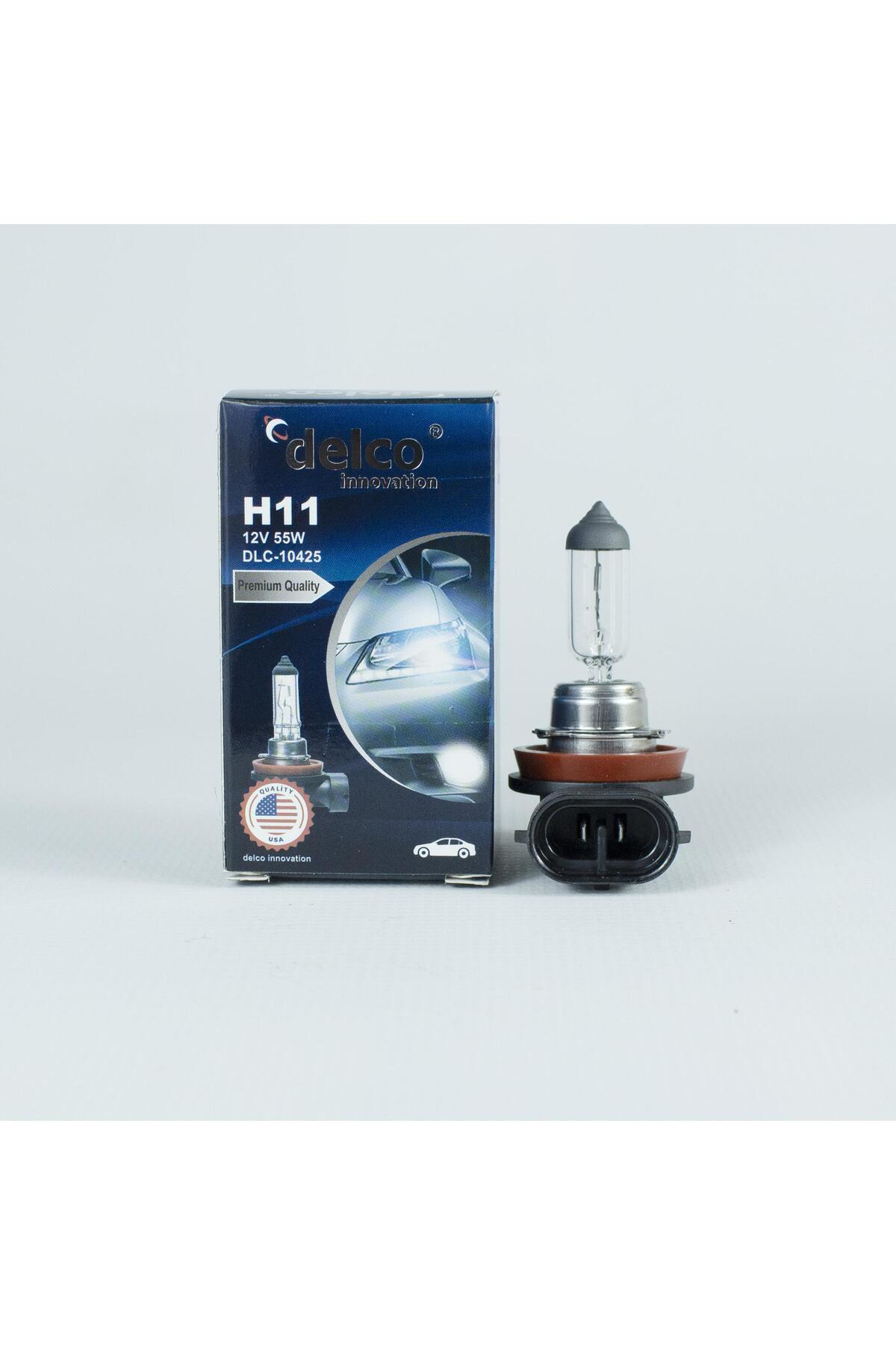 Delco U.S.A H11 Halogen Ampul 12 Volt 55W Pgj19-2 10 Adet