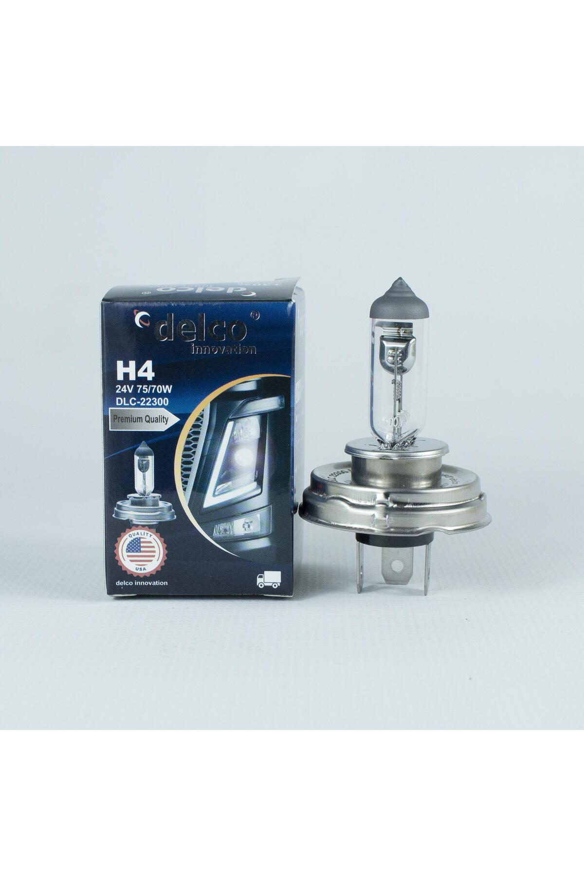 Delco U.S.A H4 24 Volt Far Ampulü 45T 75/70W Tablali 10 Adet