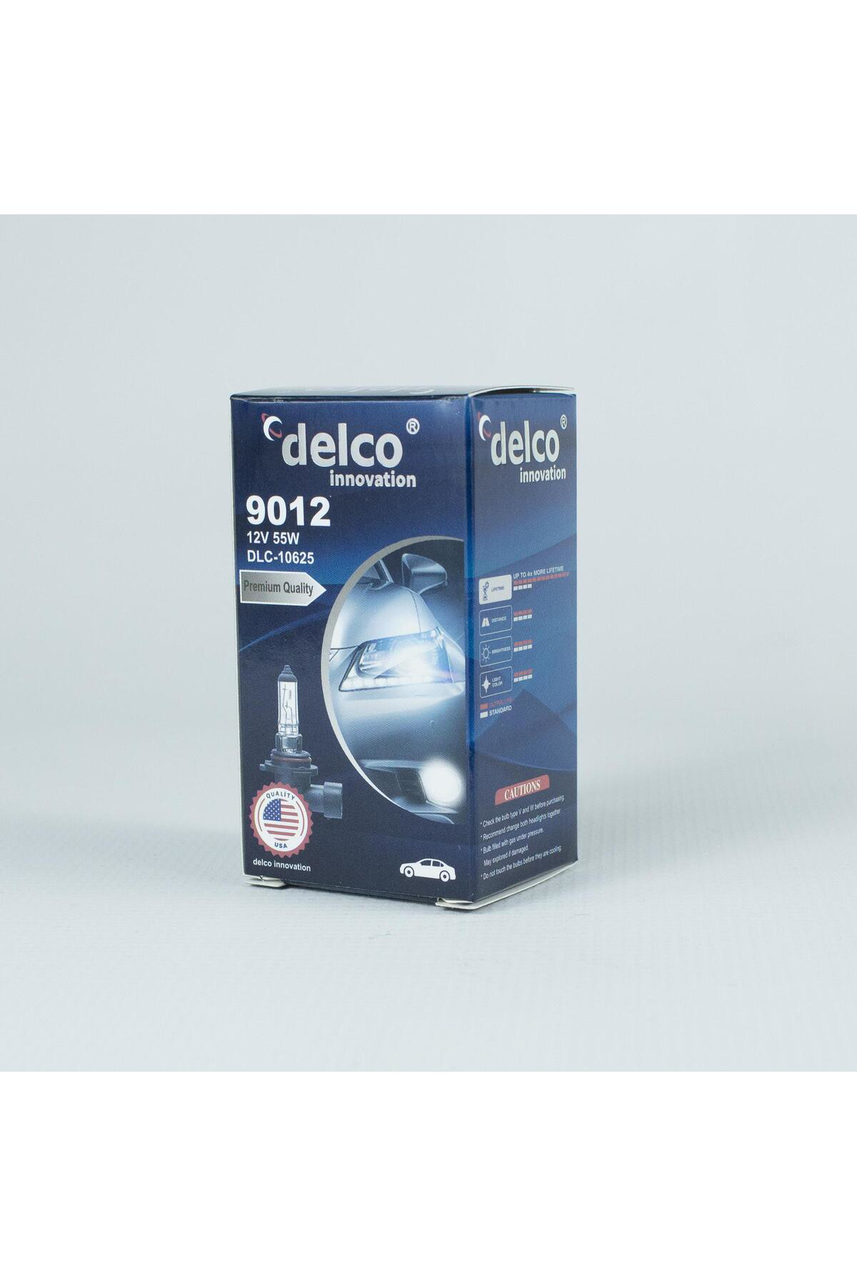 Delco U.S.A Hir2 9012 Halogen Ampul 12 Volt 55W Pgj19-3 10 Adet