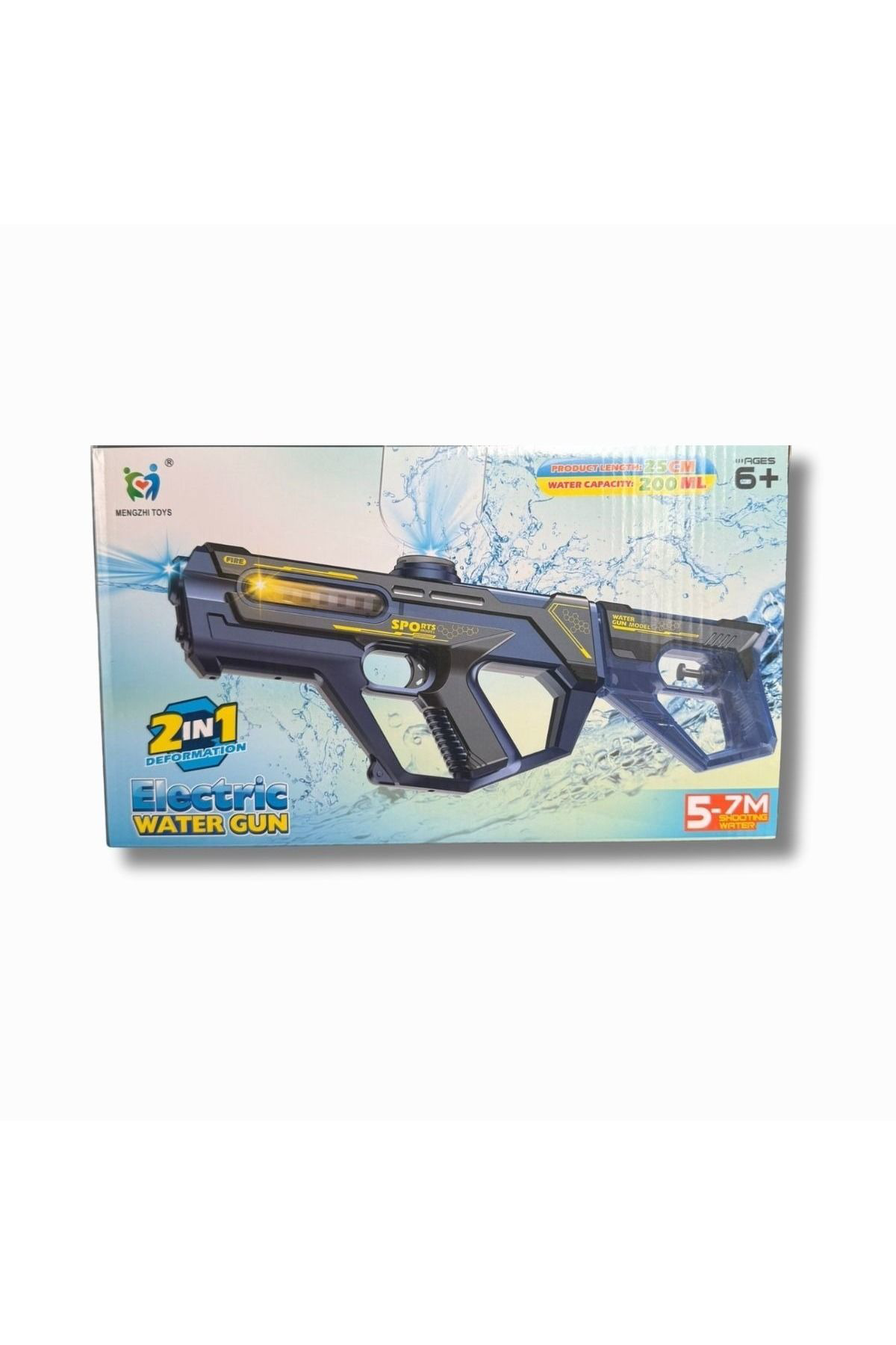 Oyuncak Store Usb Şarjli 2'Li Su Tabancasi - Elektrikli Su Tabancasi 5-7 Metre
