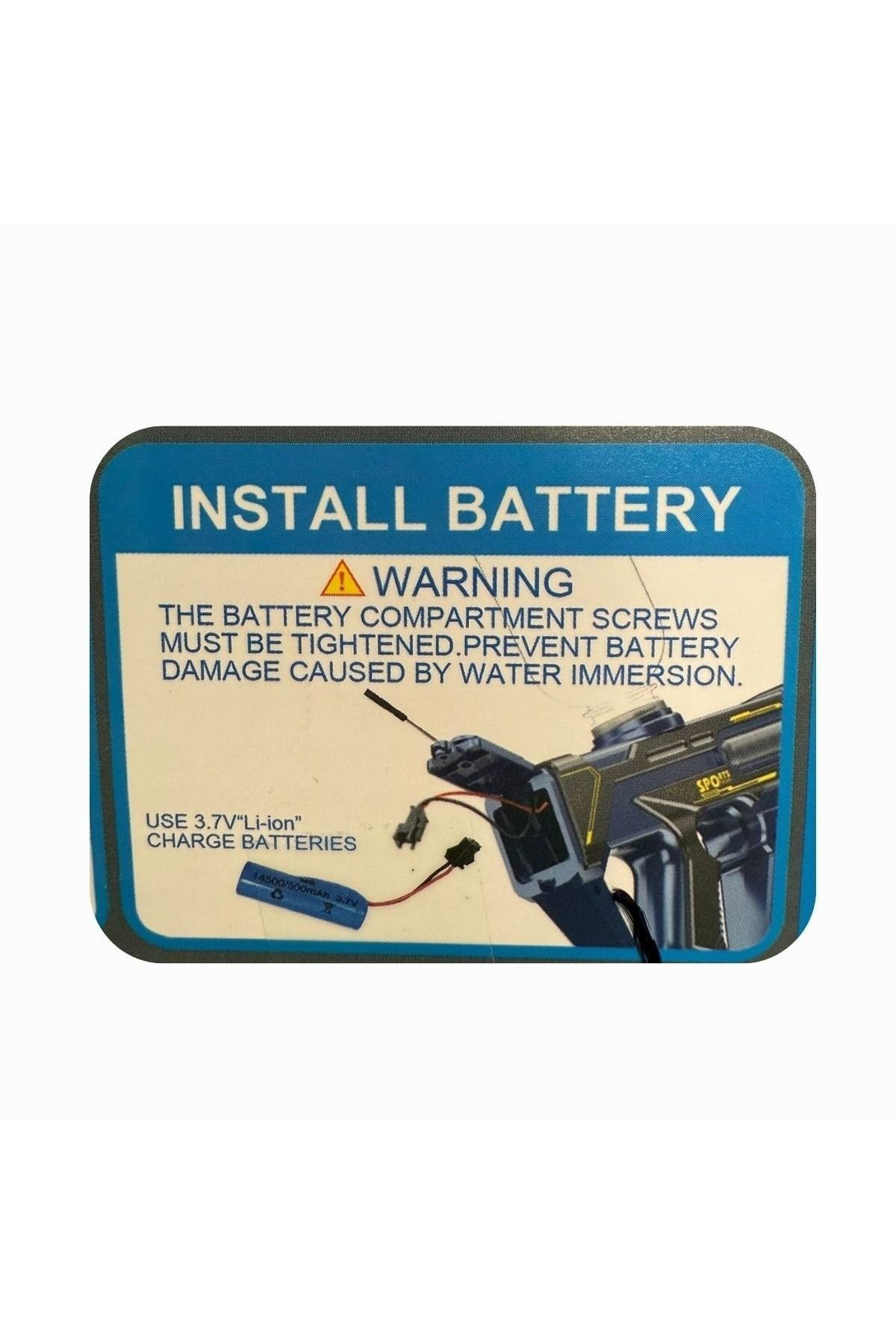 Oyuncak Store Usb Şarjli 2'Li Su Tabancasi - Elektrikli Su Tabancasi 5-7 Metre