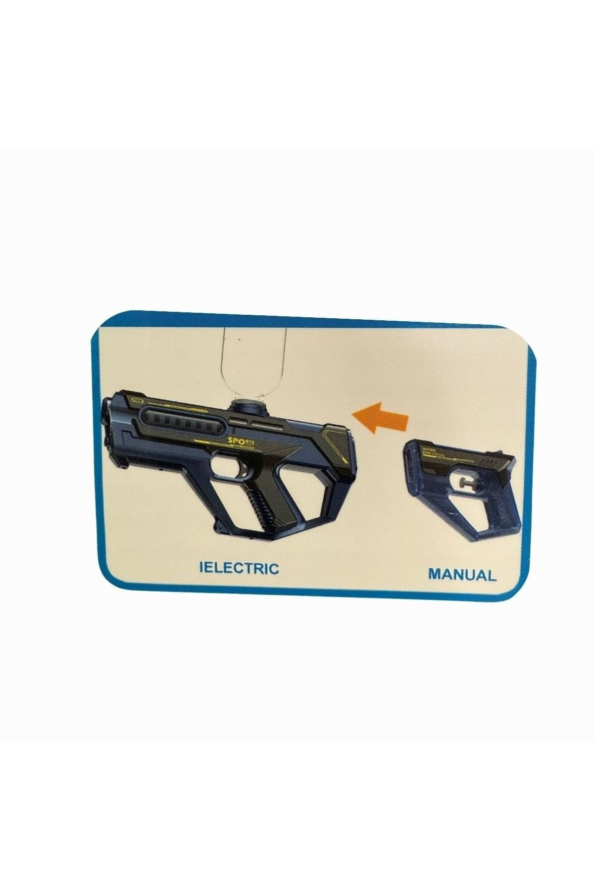 Oyuncak Store Usb Şarjli 2'Li Su Tabancasi - Elektrikli Su Tabancasi 5-7 Metre