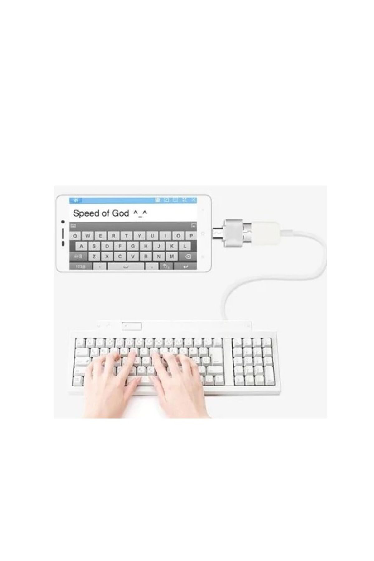 K&A Usb To Type - C Ye Dönüştürücü - Klavye Mouse Joystick Telefona B