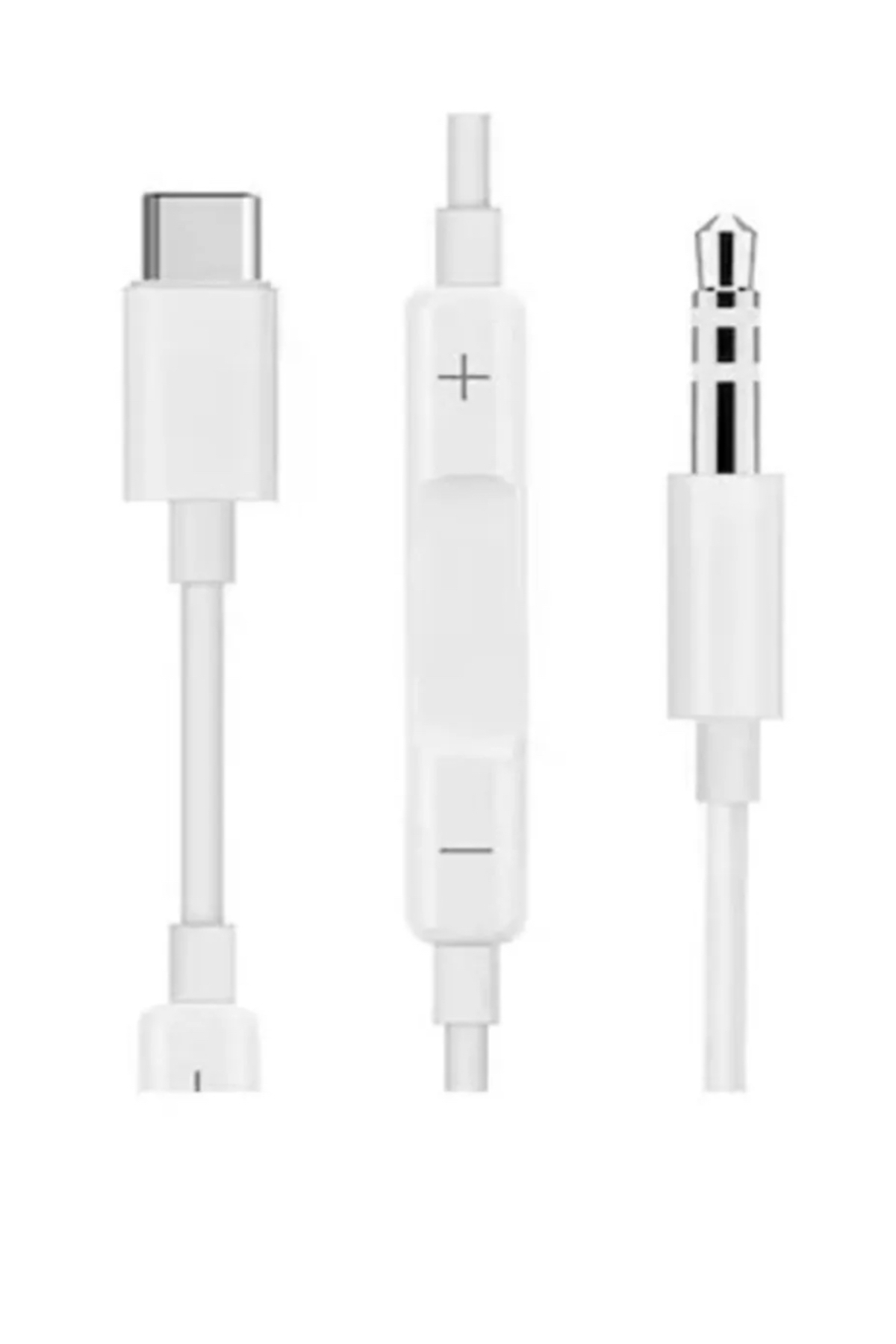Blue Spectrum Usb Type-C 3.5Mm Aux Ses Kablosu Beyaz