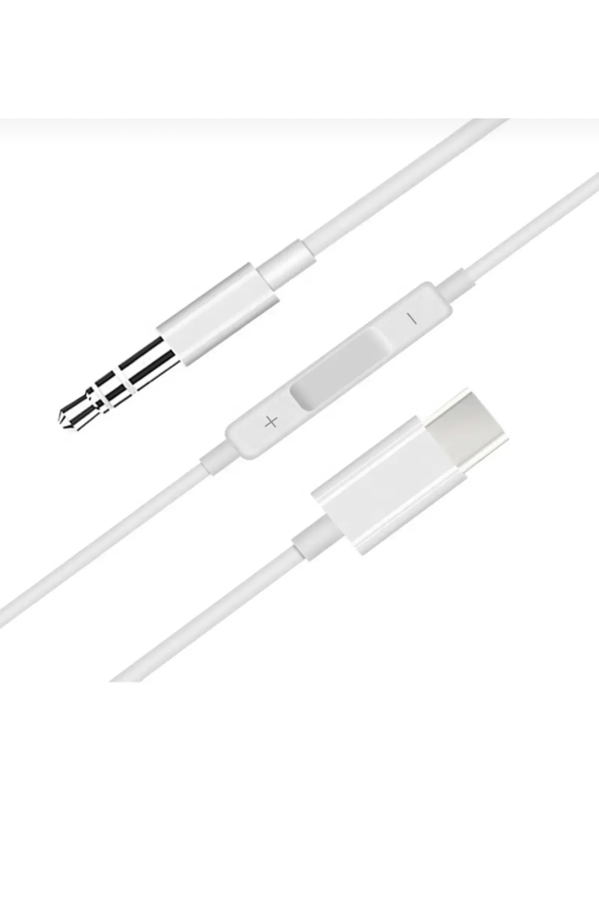 Blue Spectrum Usb Type-C 3.5Mm Aux Ses Kablosu Beyaz