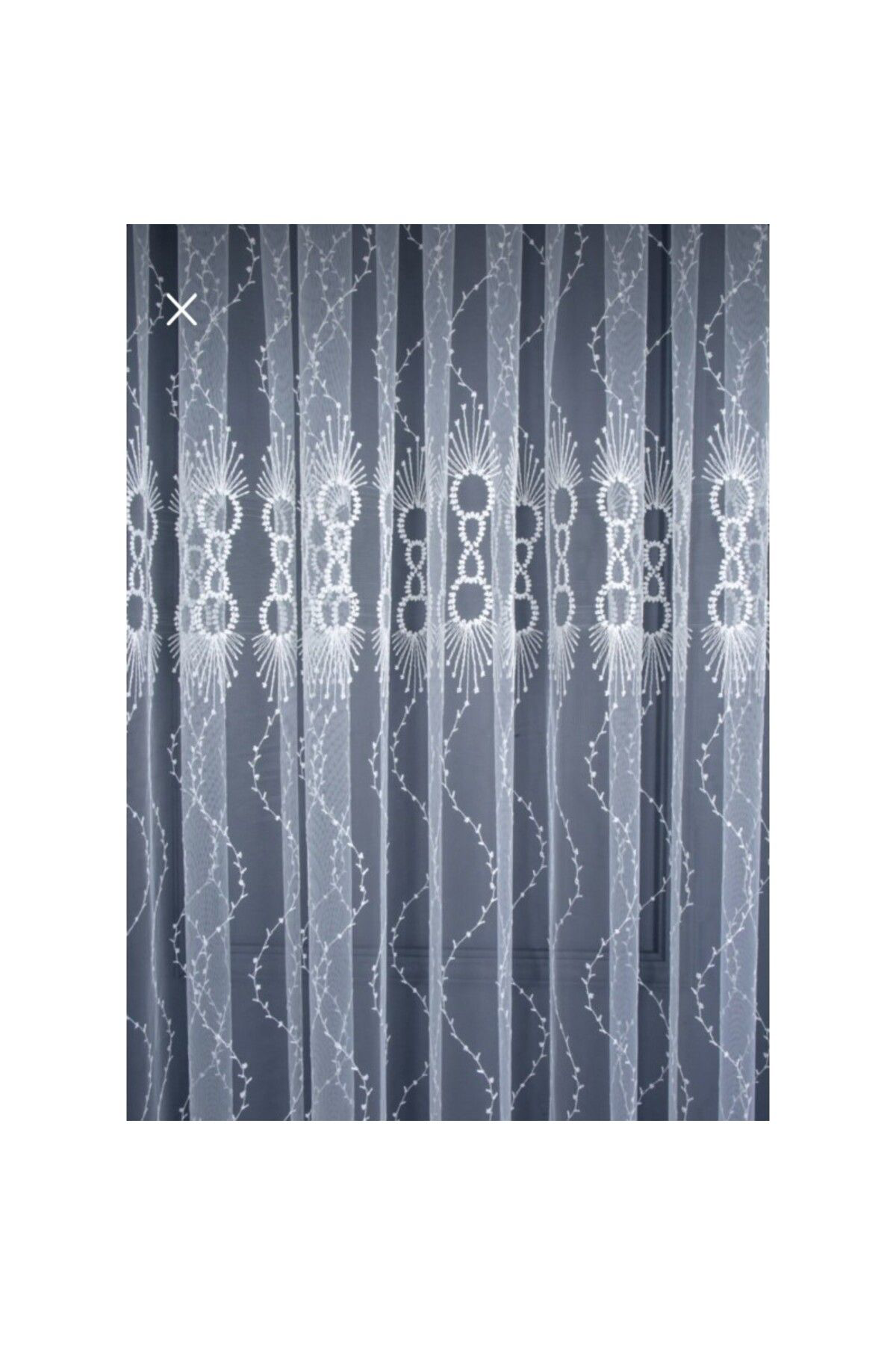 Özgün Home Üst Kalite Sanal Nakişli Tül Perde (1X3 Pile)
