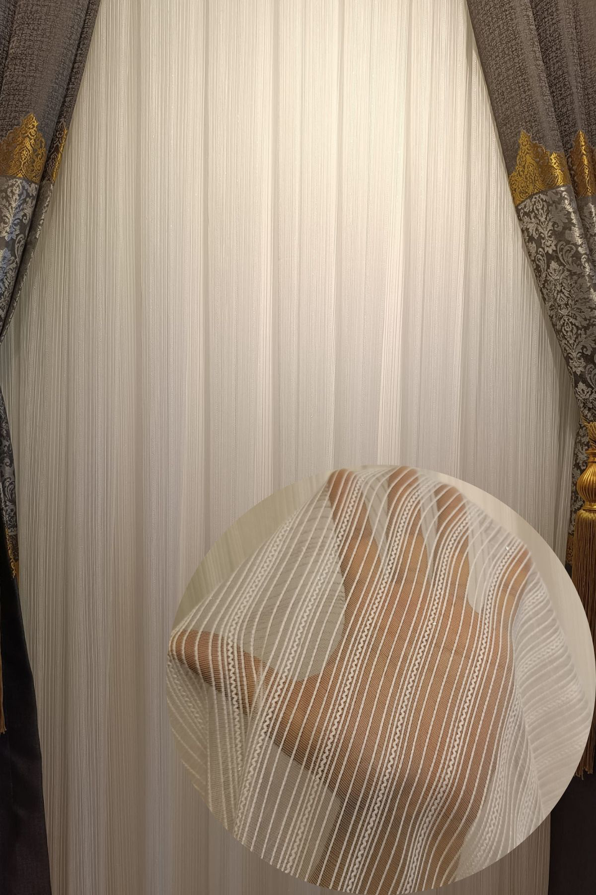 Özgün Home Üst Kalite Tül Perde (1X2,5 Pile)