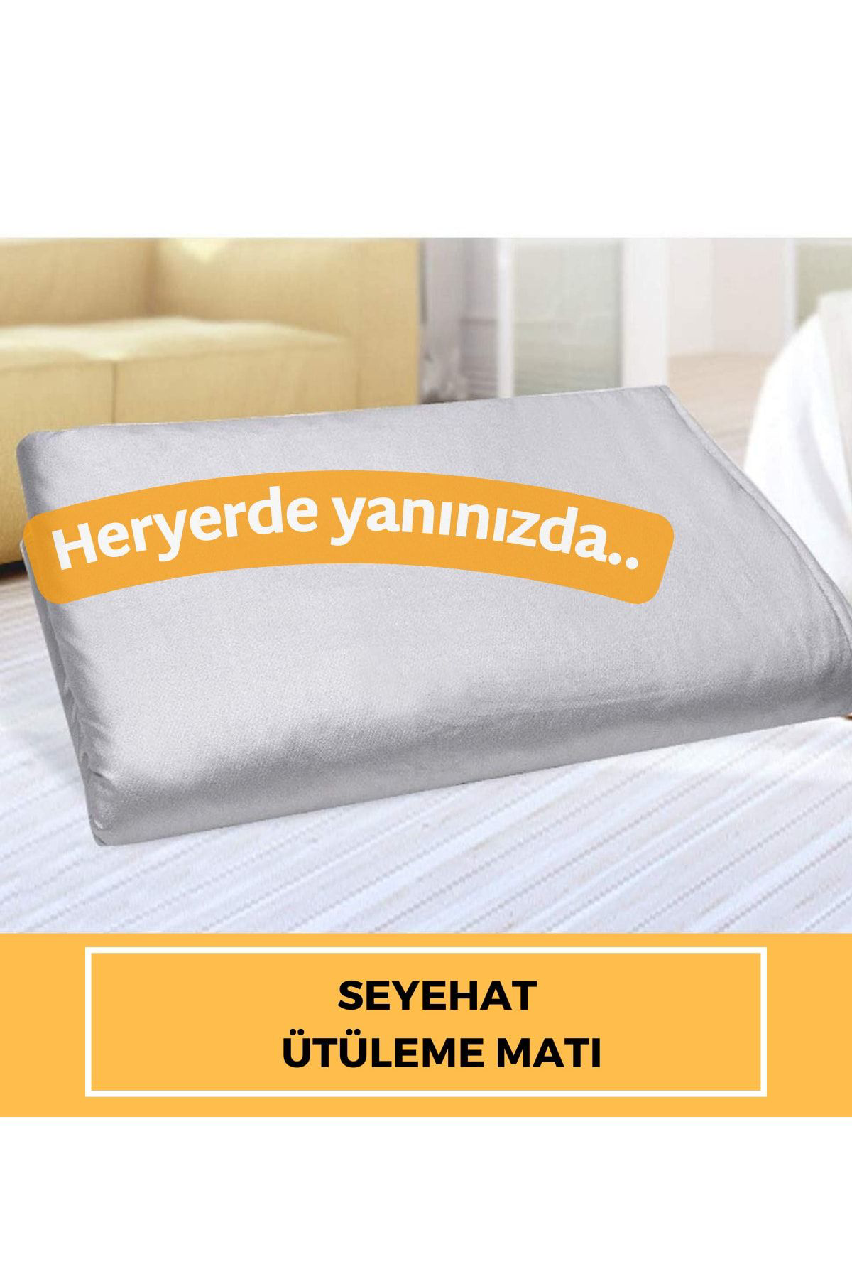 Beylini Ütüleme Mati Masasi Kilifi Örtüsü Bezi Keçeli Süngerli 53X71 Cm G