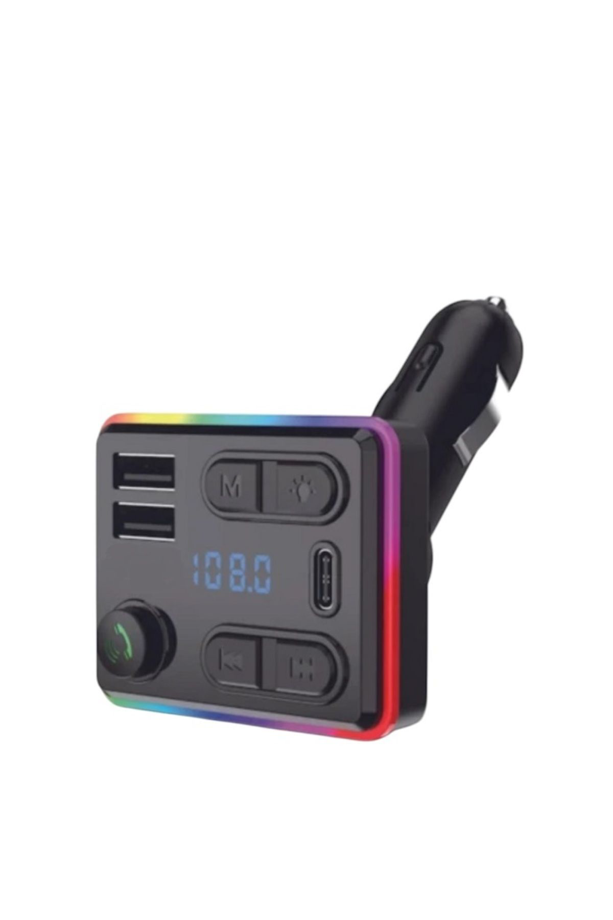 Rosepremium Uzaktan Kumandali Araç Fm Transmitter Bluetooth Usb Mp3 Sd Kart M