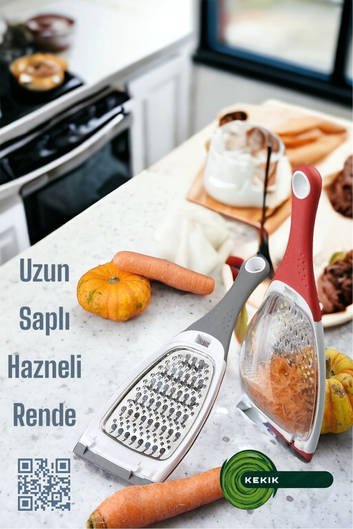 Kekikdükkan Uzun Sapli Hazneli Rende