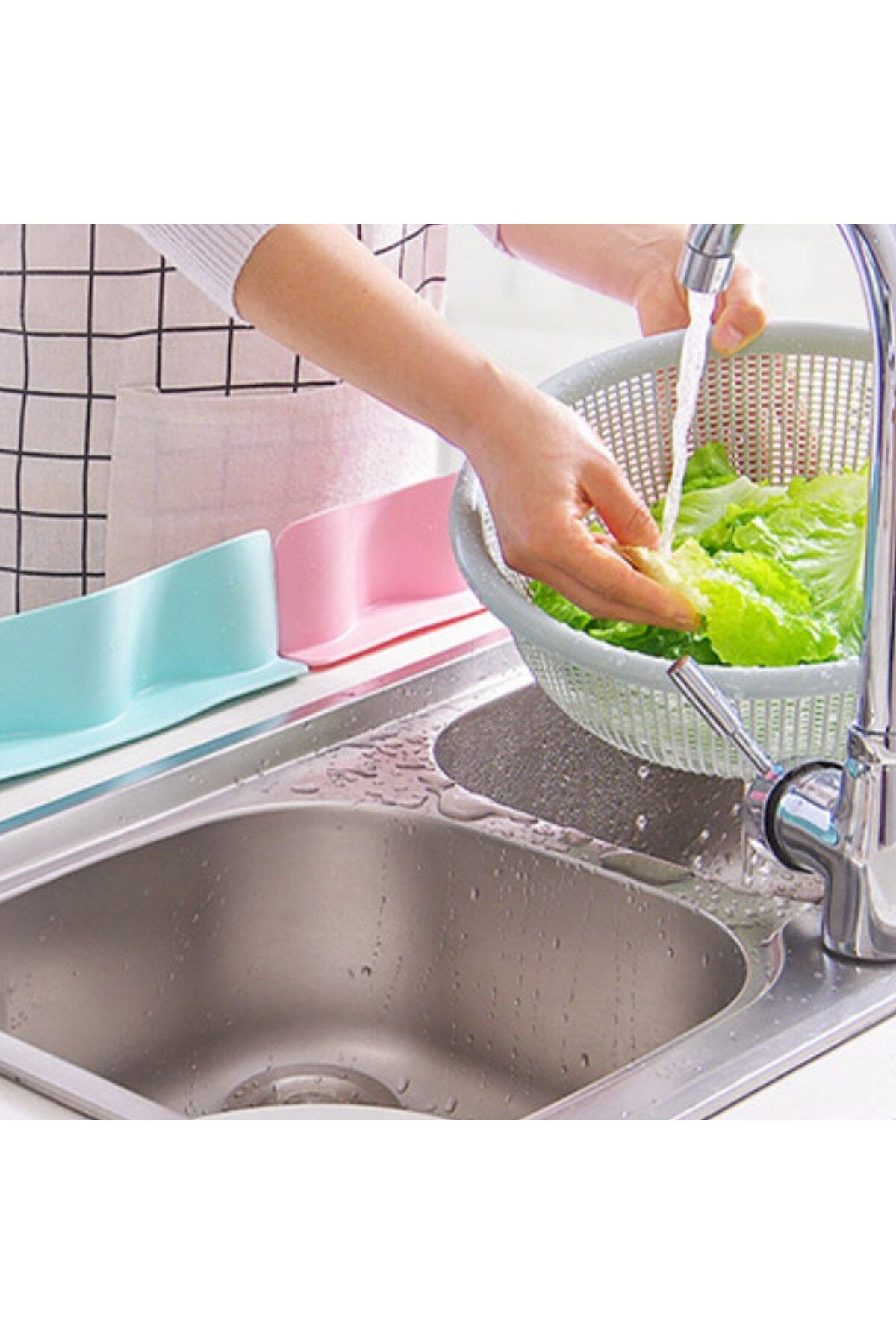 Ok Aksesuar Vantuzlu Kauçuk Sivi Su Sizdirmaz İzalasyon Mutfak Banyo Duş Bari