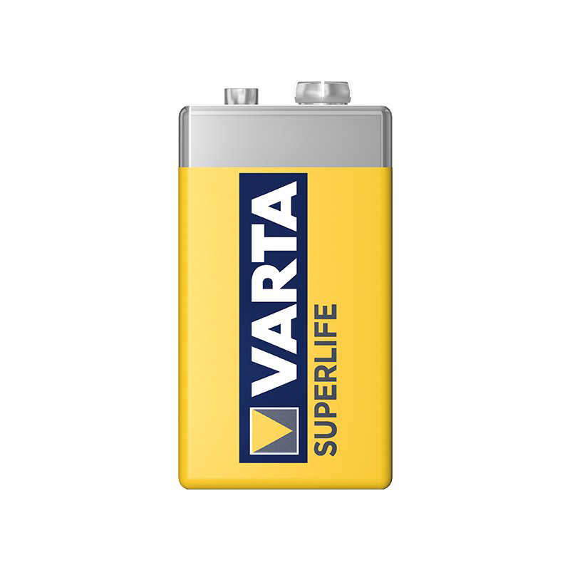 Evimdeyokyok Varta Superlife Çinko 9 Volt Pil 12'Li Paket Tdrtr