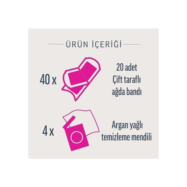 Veet Men Veet Pure Sir Ağda Bantlari Hasas Ciltler İçin Bacak Ve Vücut Böl