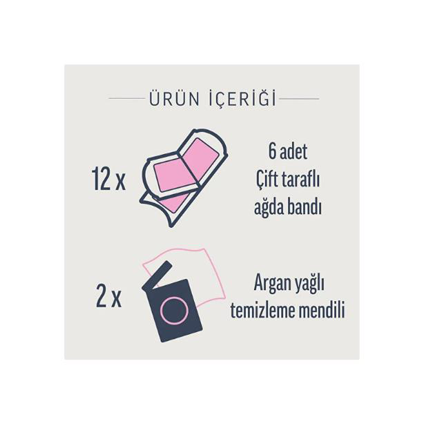 Veet Men Veet Sir Ağda Bantlari Professional Normal Ciltler İçin Bacak Ve 