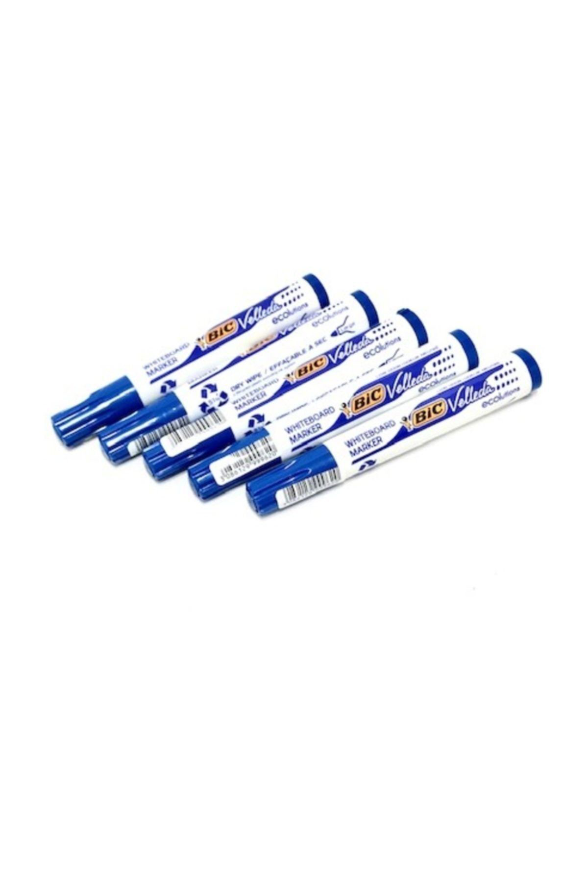 Bic Vellada 1751 Tahta Kalemi 5'Li Yuvarlak Uç (Mavi)