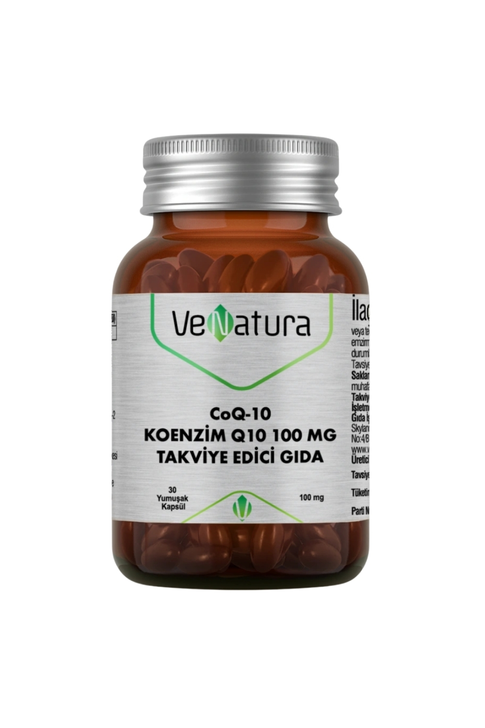 Venatura  Koenzim Q10 100 Mg 30 Yumuşak Kapsül