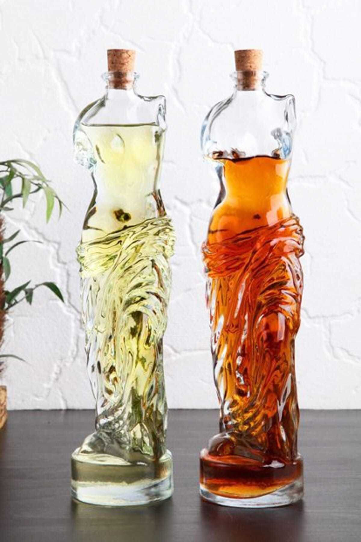 Purple Secret Venüs Yağdanlik - Kadin Figürlü Sirkelik Sosluk 700 Ml