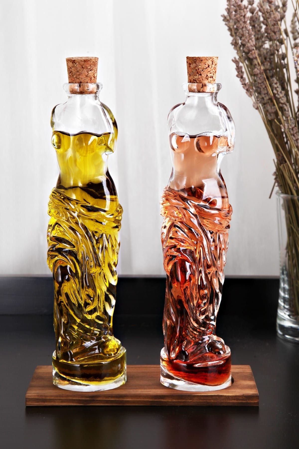 Purple Secret Venüs Yağdanlik - Kadin Figürlü Sirkelik Sosluk 700 Ml