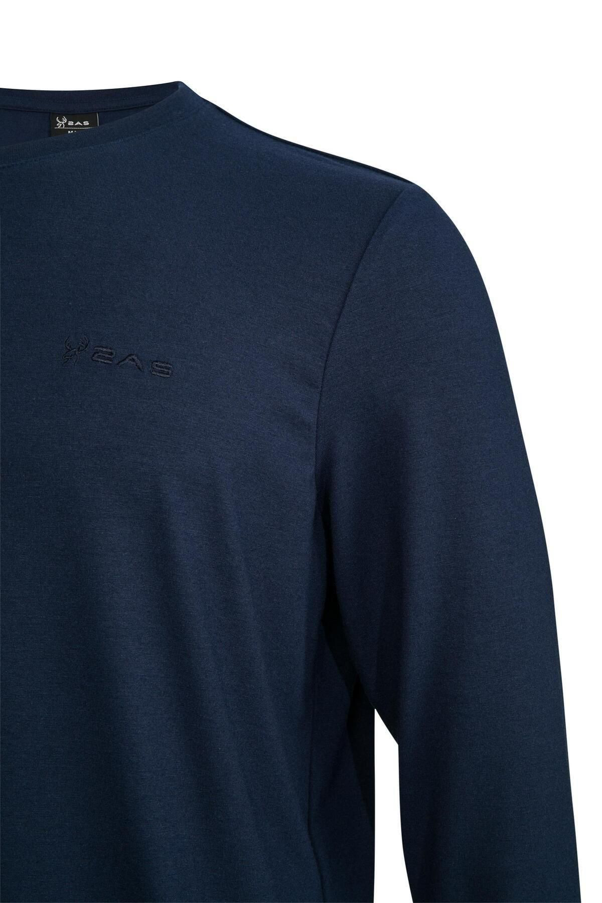 2As Vernon Erkek Viloft Uzun Kol T-Shirt