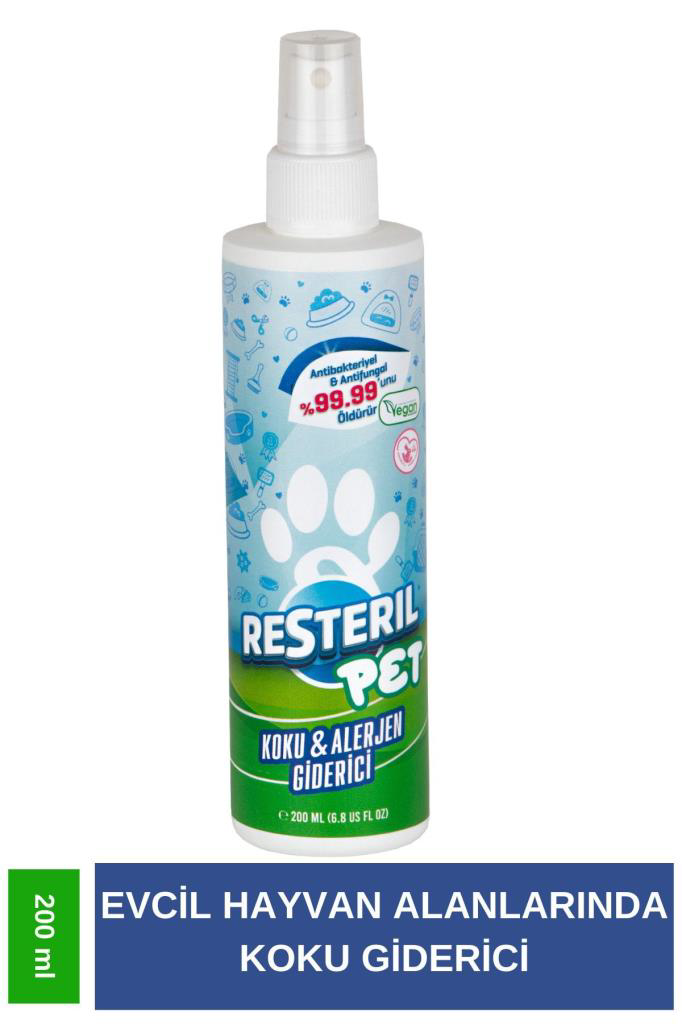 Resteril Vetürel Kedi Köpek  Antialerjik Anti Koku Evcil Hayvan Hi