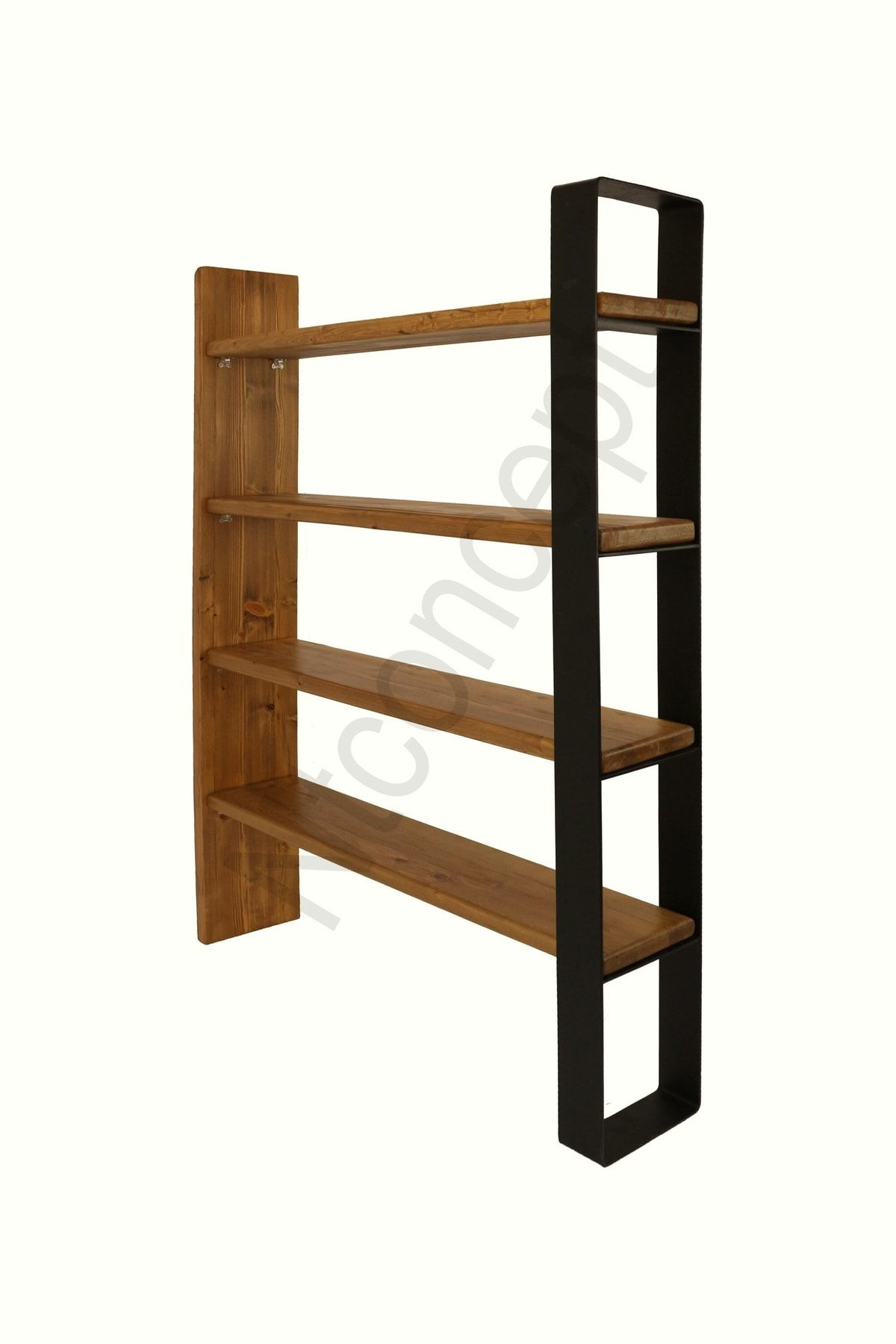 Nt Concept Via Masif Ağaç Kitaplik Vitrin En 100Cm