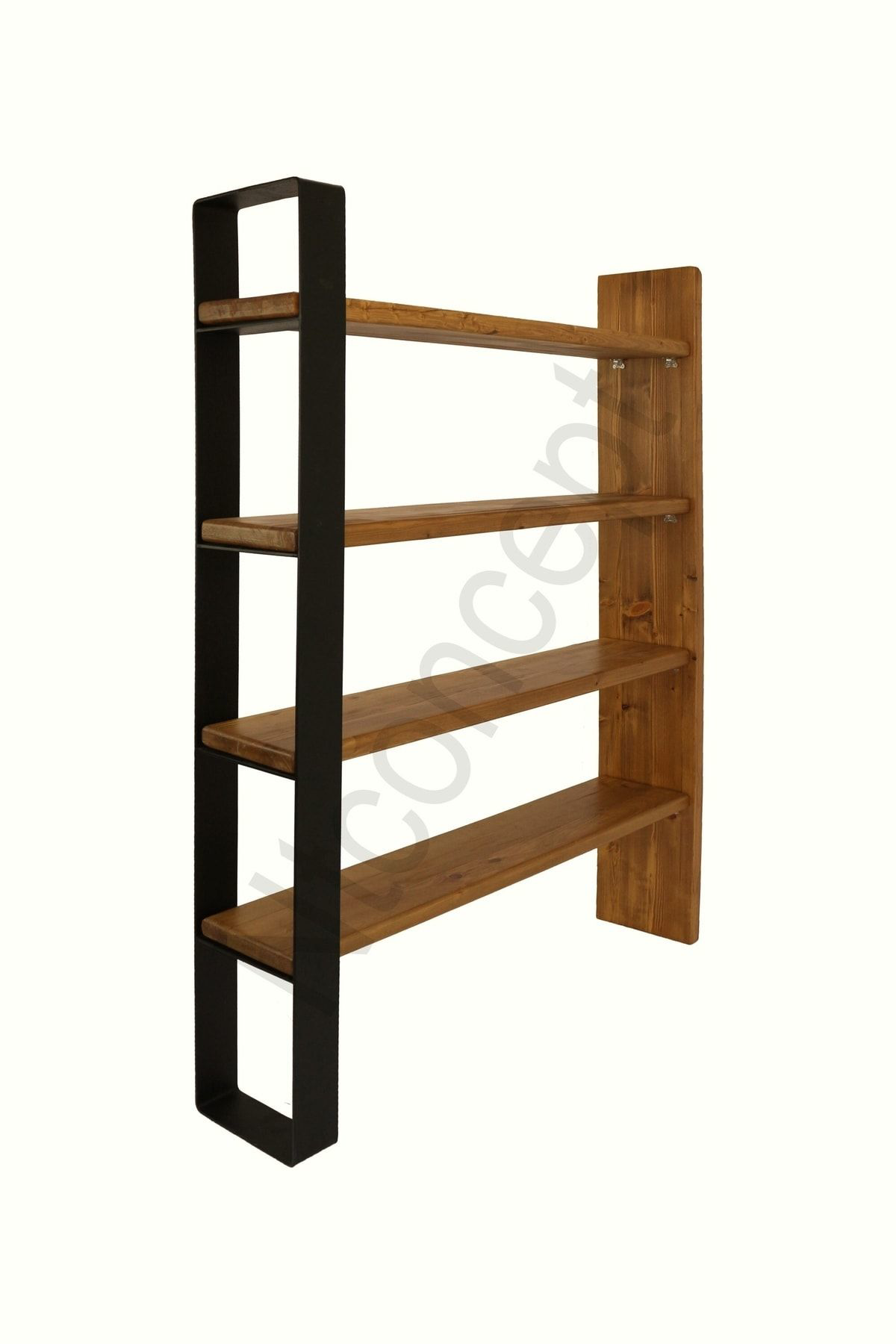 Nt Concept Via Masif Ağaç Kitaplik Vitrin En 100Cm