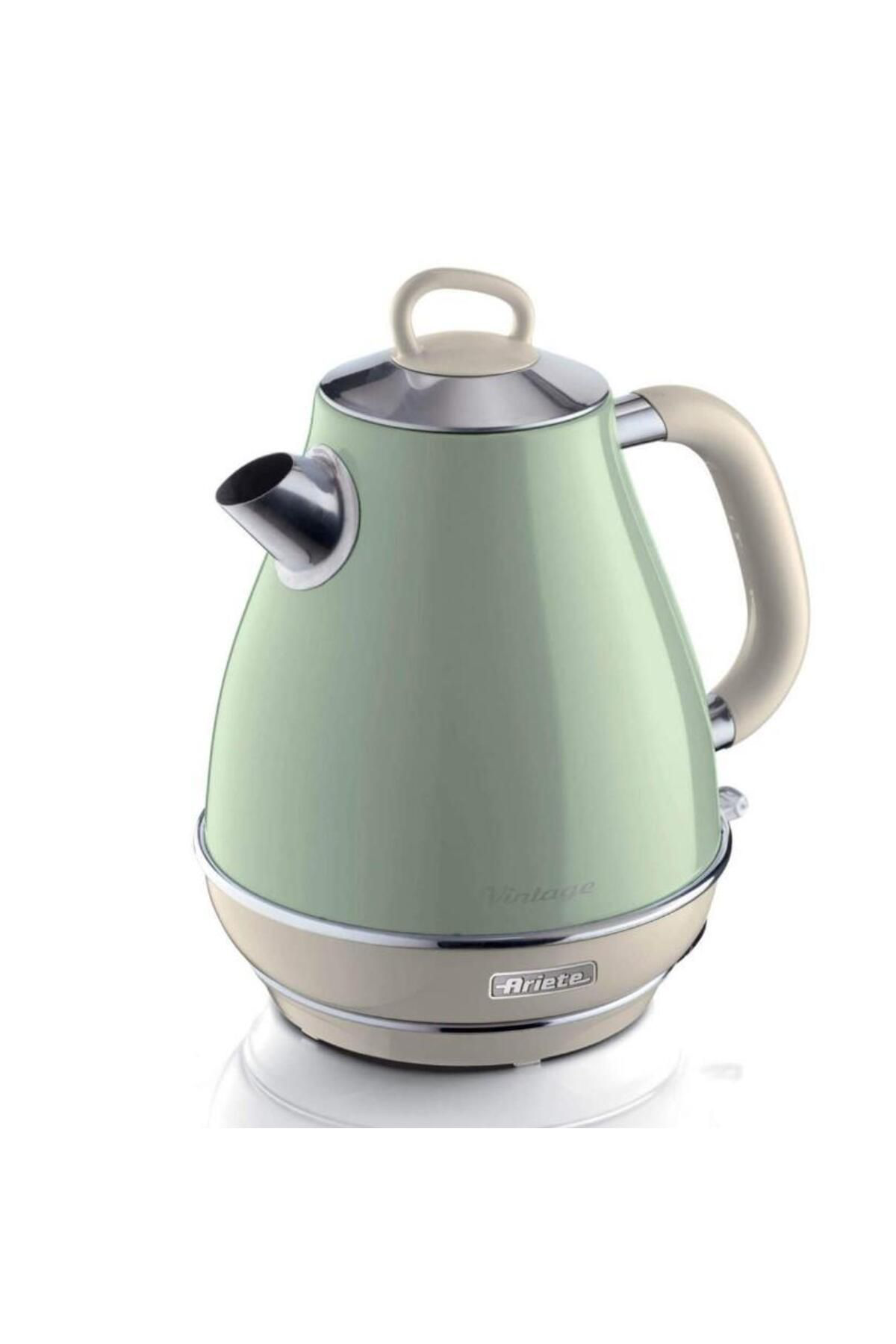Ariete Vintage Yeşil 1.7 Litre Kettle Ve İki Hazneli Ekmek Kizartma Maki
