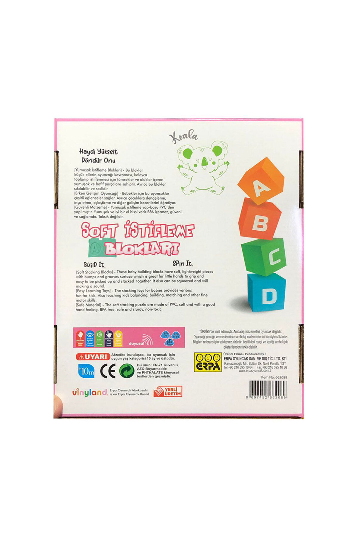 Oyuncak Store Vinyland Soft İstifleme Aktivite Kuleleri Ve 2 Karakterli Oyuncak
