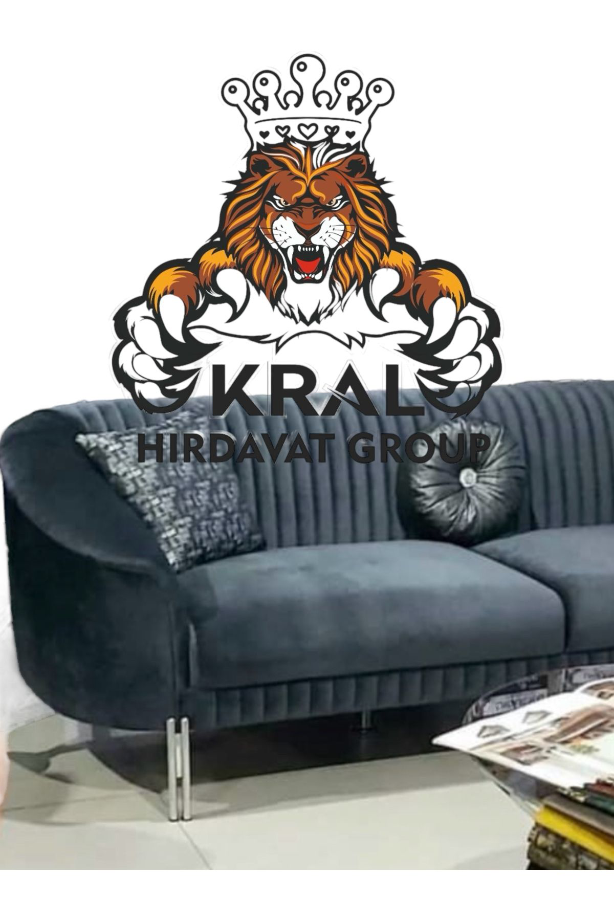 Kral Hirdavat Vip, Gold Kaplamali Parlak, 15 Cm Koltuk, Mobilya, Baza , Tv Sehp