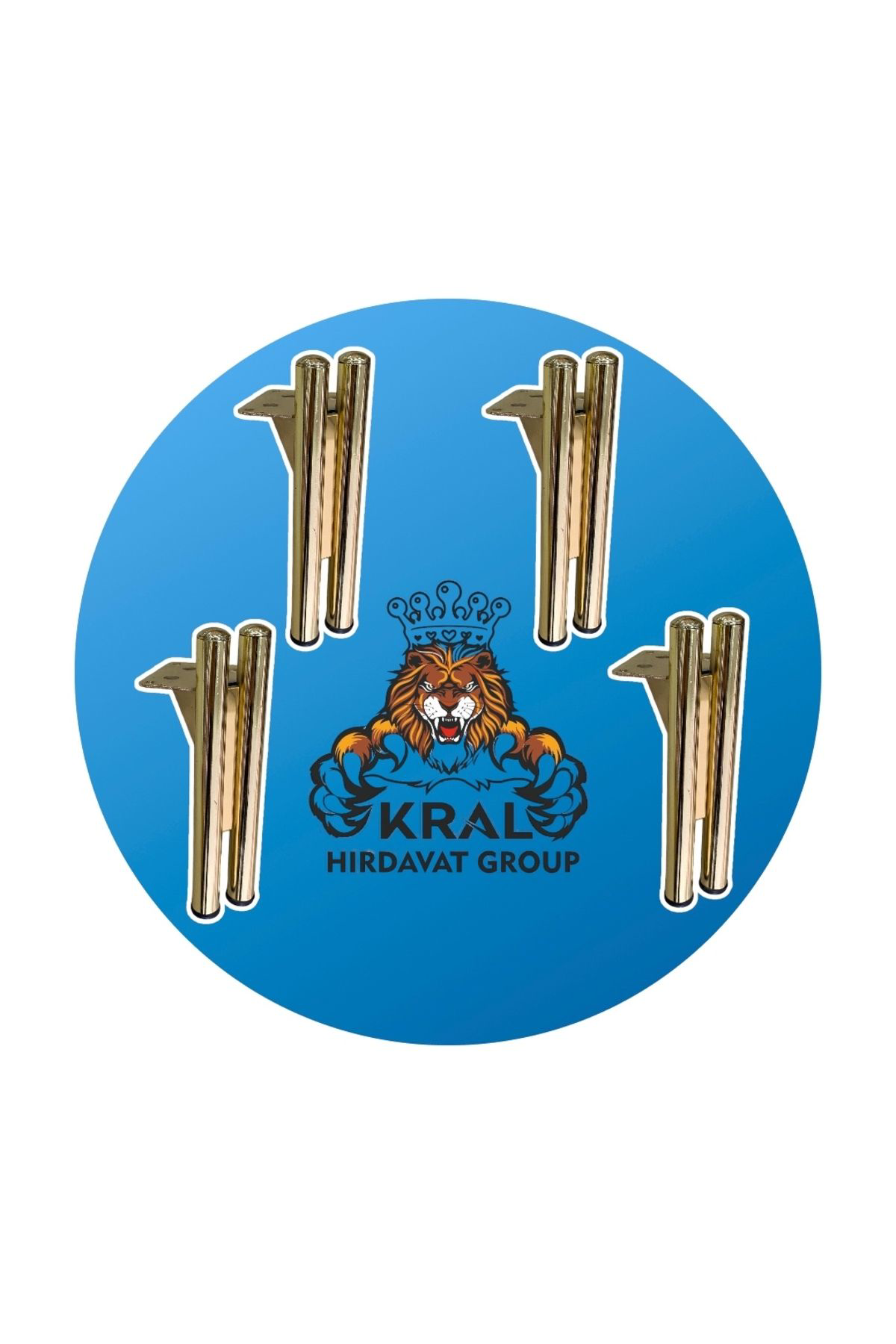 Kral Hirdavat Vip, Gold Kaplamali Parlak, 15 Cm Koltuk, Mobilya, Baza , Tv Sehp