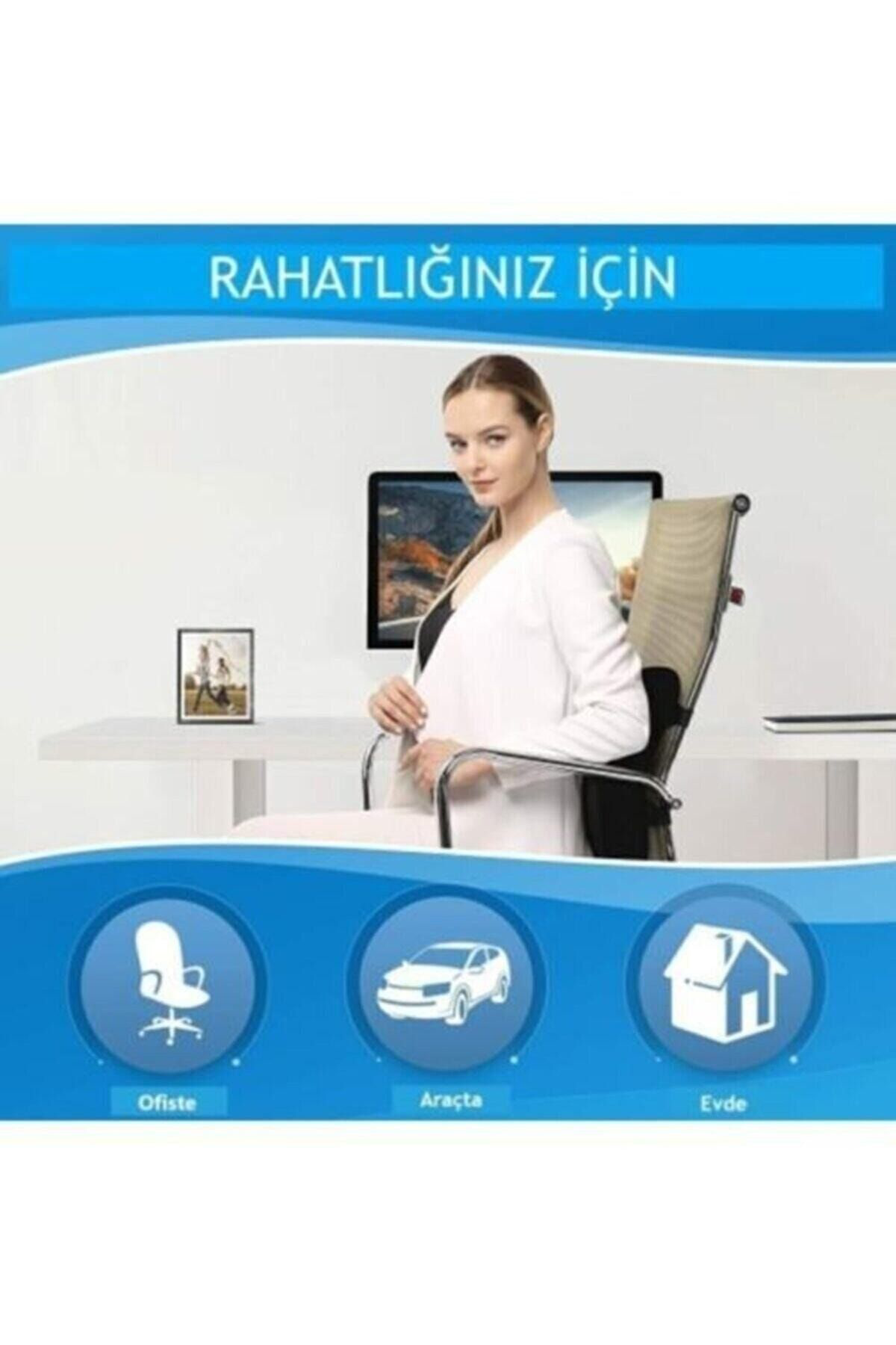Luti Concept Visco Medikal Ortopedik Bel Minderi Visko Koltuk Sandalye Sirt De